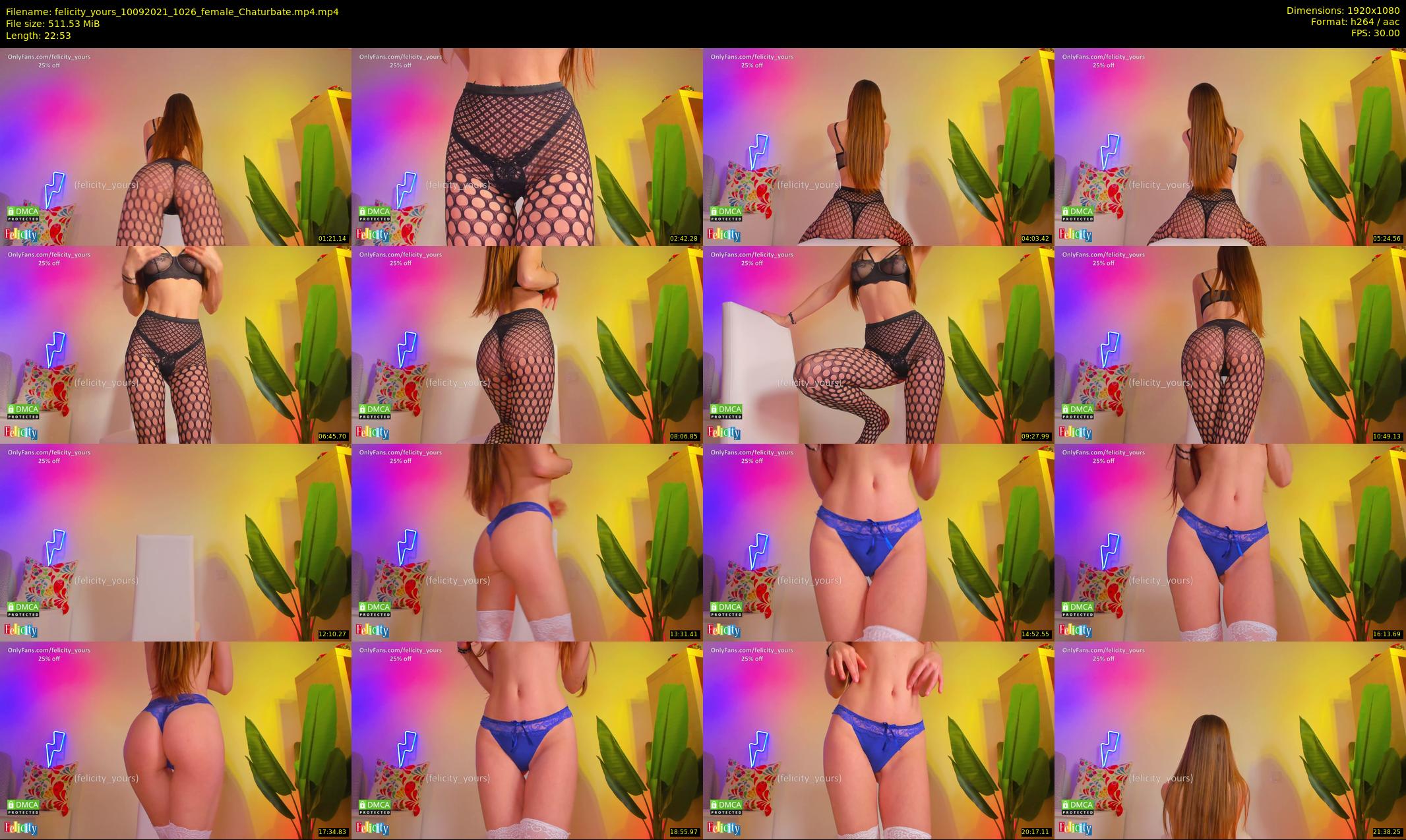 felicity_yours — 23 minute Chaturbate female cam show recording, 1080p, Sep 10, 2021