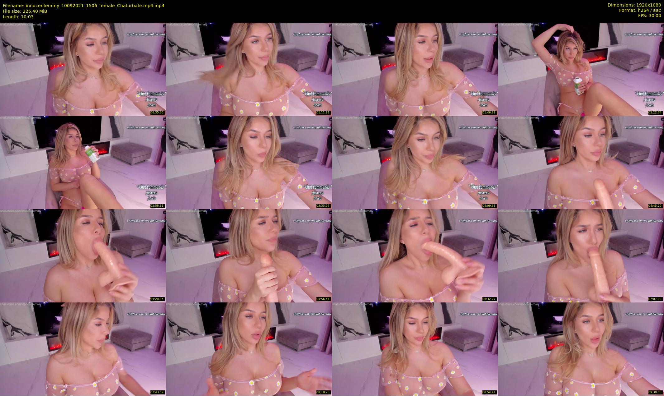 innocentemmy — 11 minute Chaturbate female cam show recording, 1080p, Sep 10, 2021