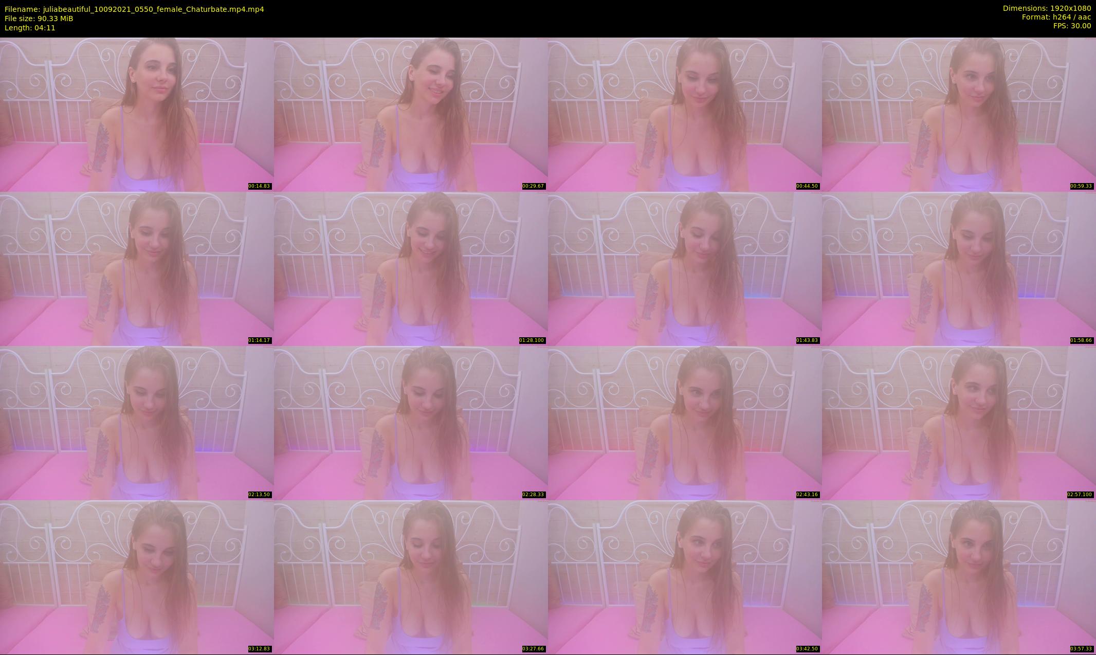 juliabeautiful — 5 minute Chaturbate female cam show recording, 1080p, Sep 10, 2021