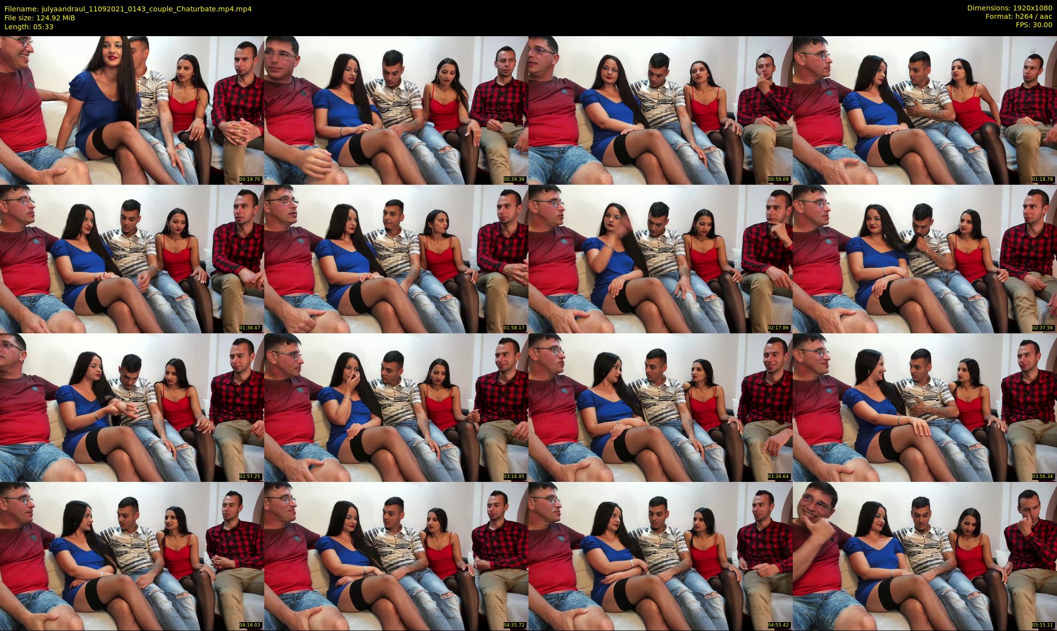 julyaandraul — 6 minute Chaturbate couple cam show recording, 1080p, Sep 11, 2021