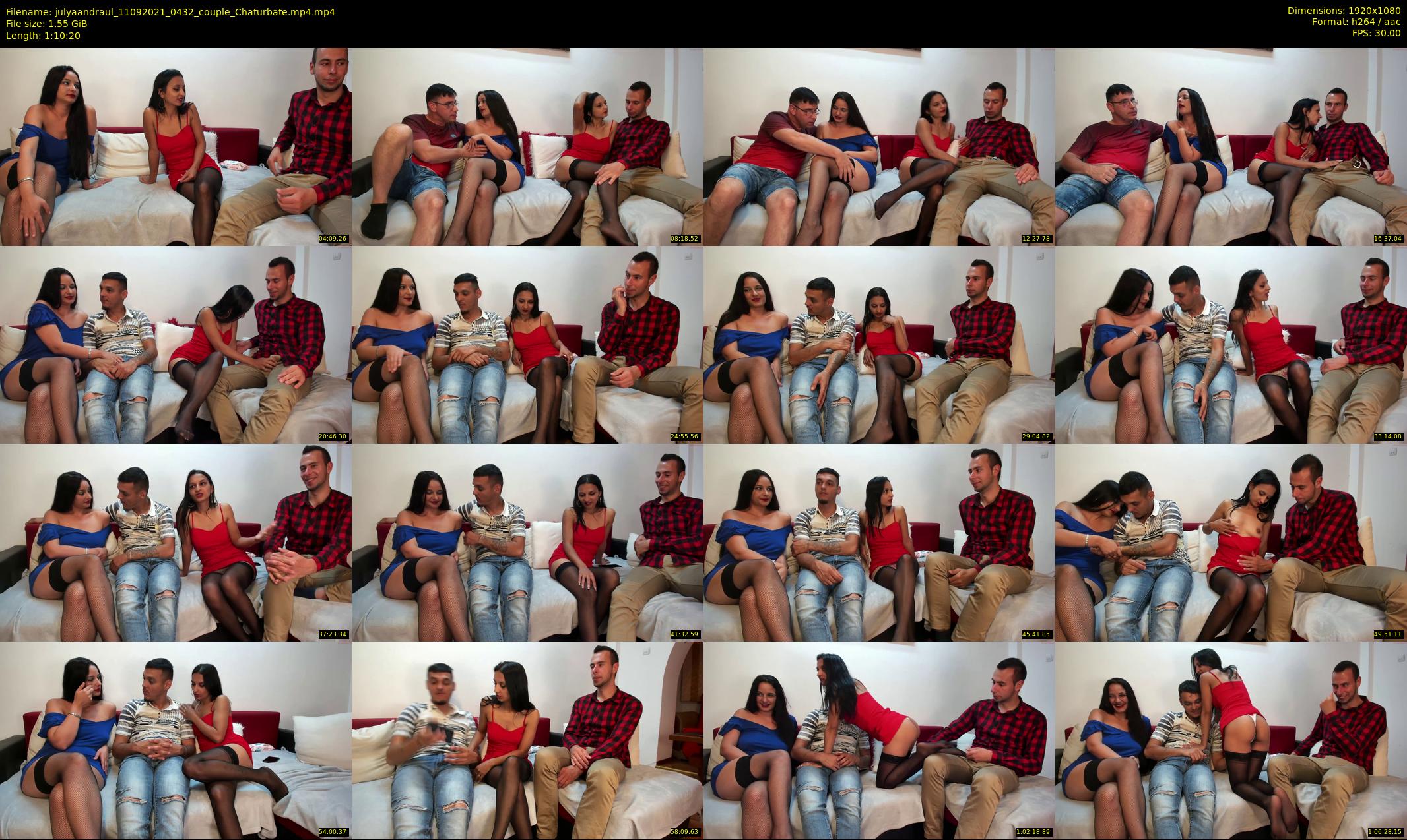 julyaandraul — 71 minute Chaturbate couple cam show recording, 1080p, Sep 11, 2021