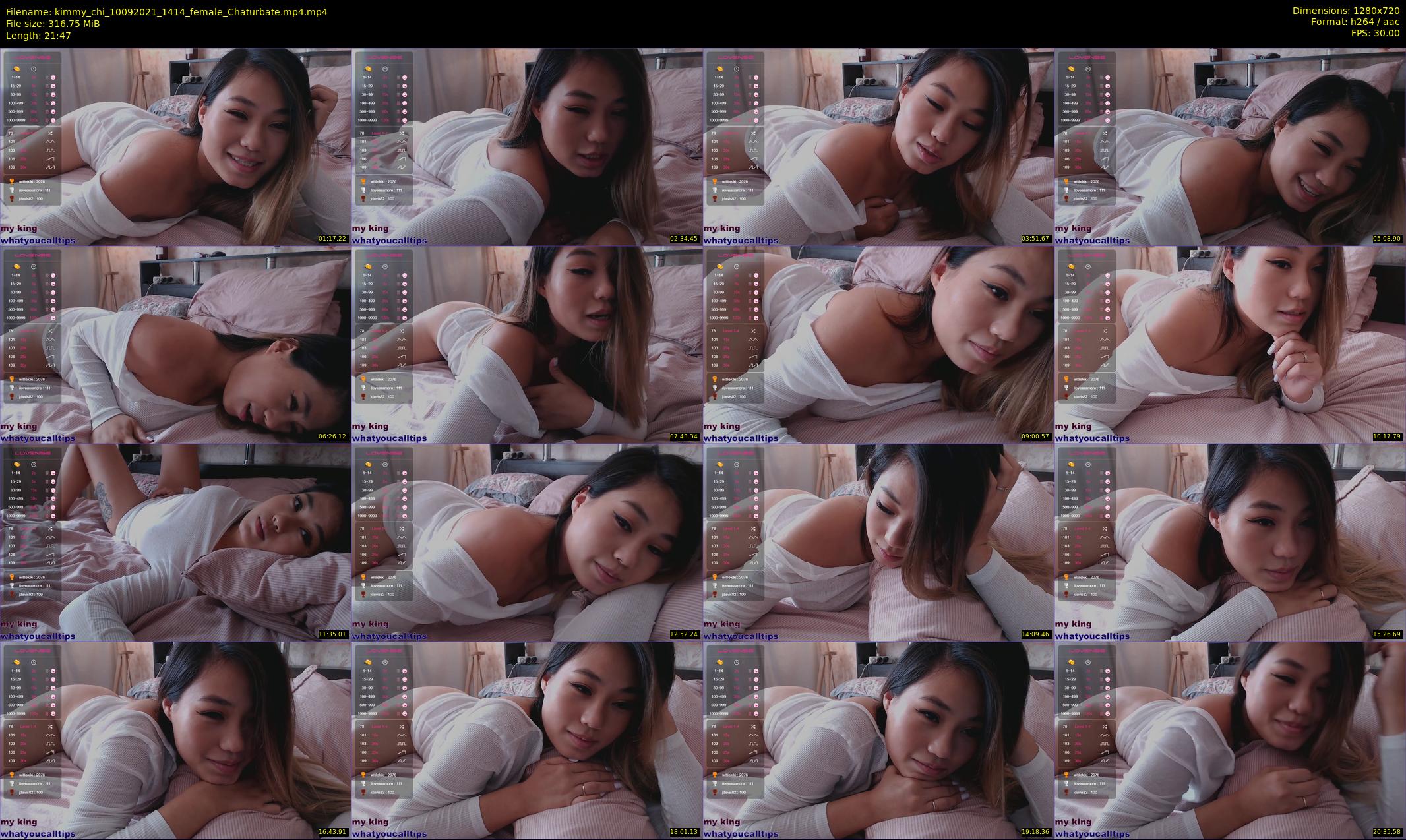 kimmy_chi — 22 minute Chaturbate female cam show recording, 720p, Sep 10, 2021