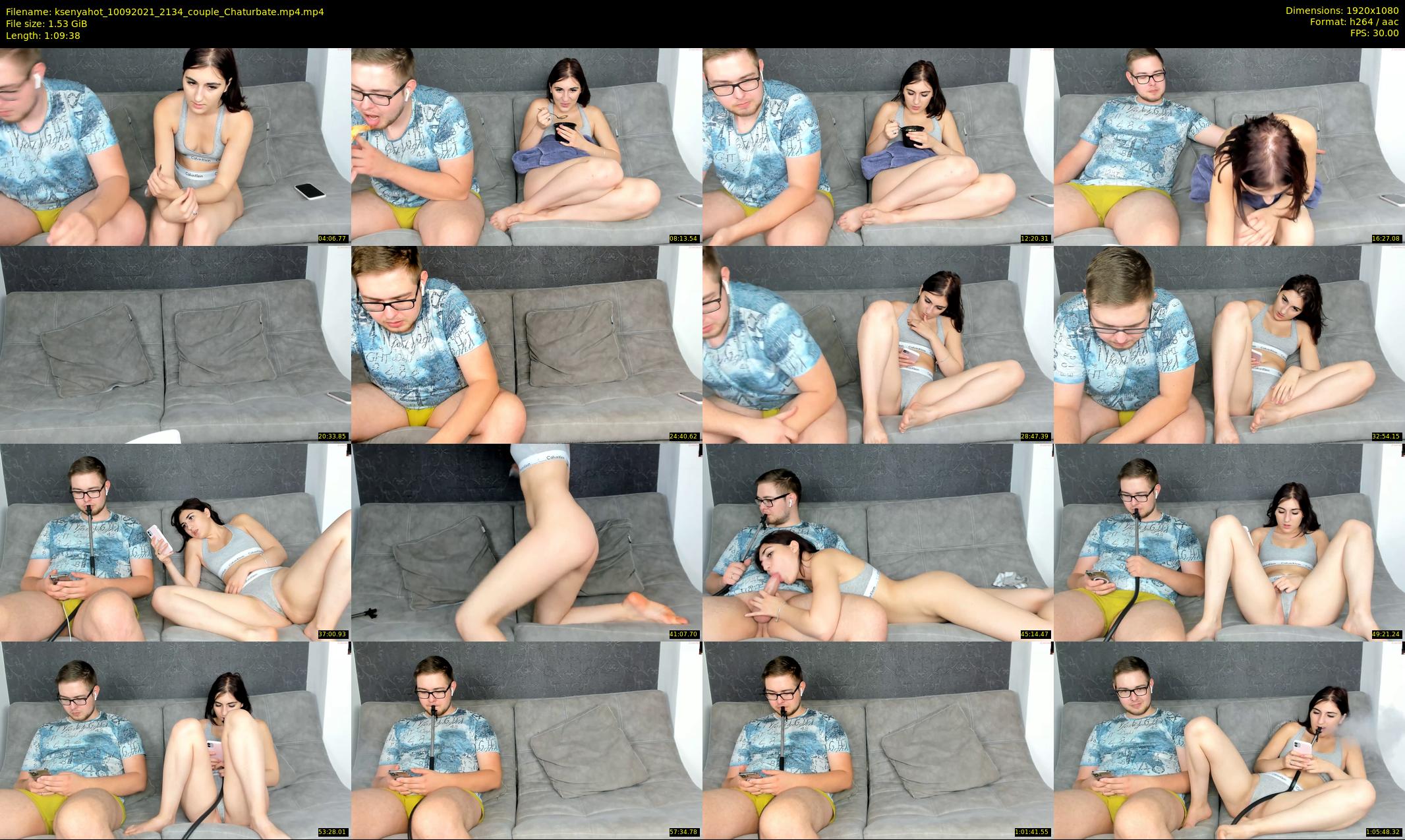 ksenyahot — 70 minute Chaturbate couple cam show recording, 1080p, Sep 10, 2021