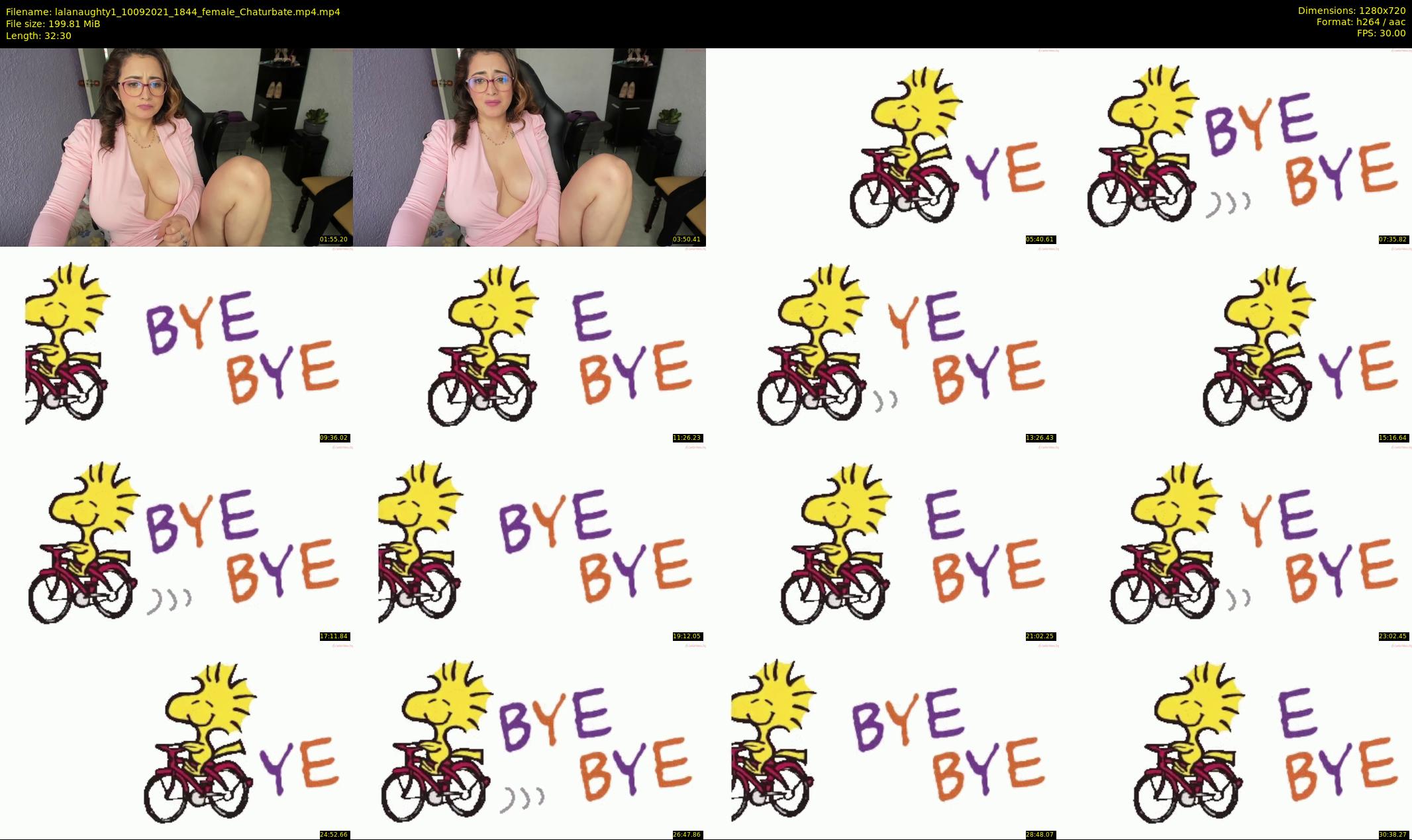 lalanaughty1 — 33 minute Chaturbate female cam show recording, 720p, Sep 10, 2021