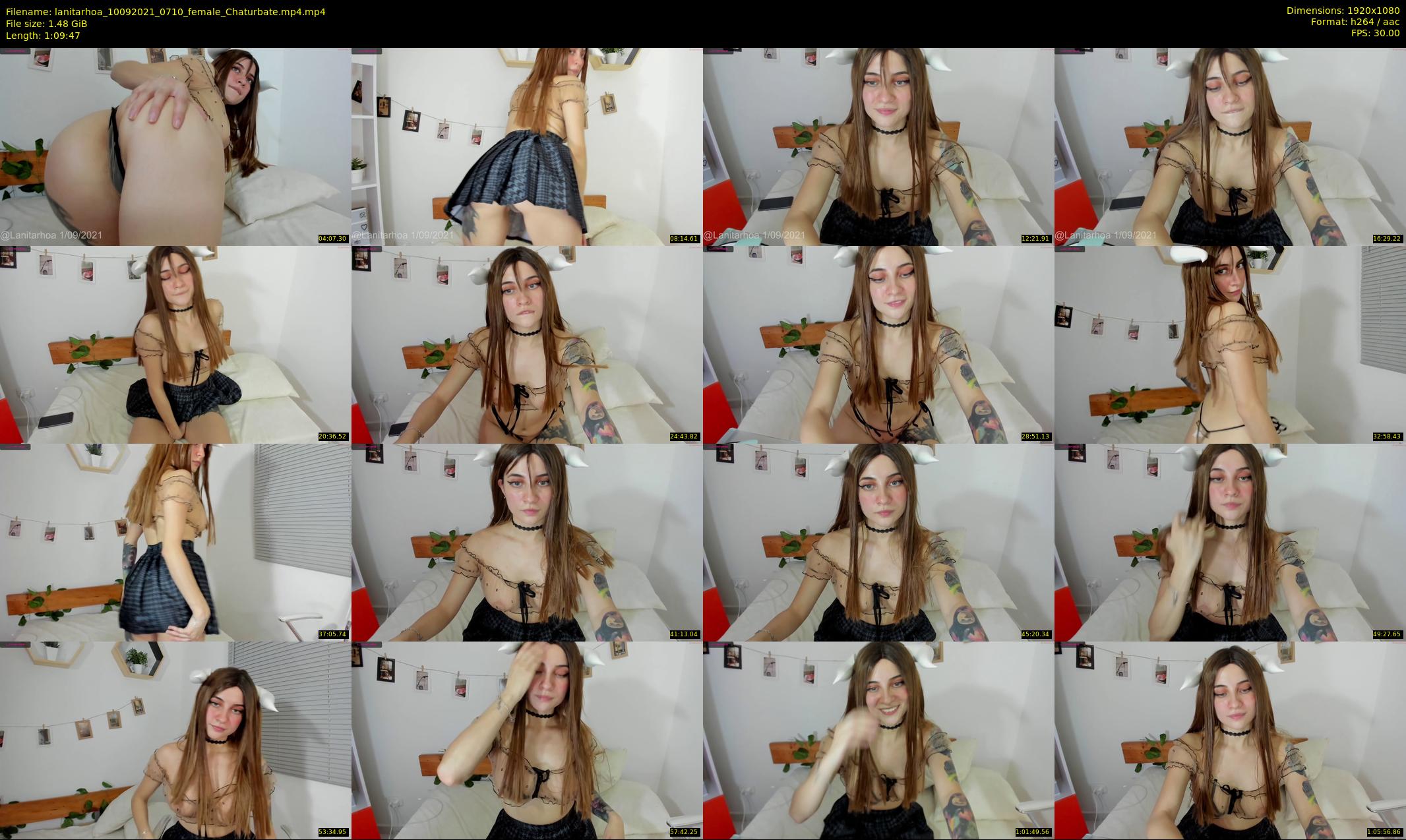 lanitarhoa — 70 minute Chaturbate female cam show recording, 1080p, Sep 10, 2021