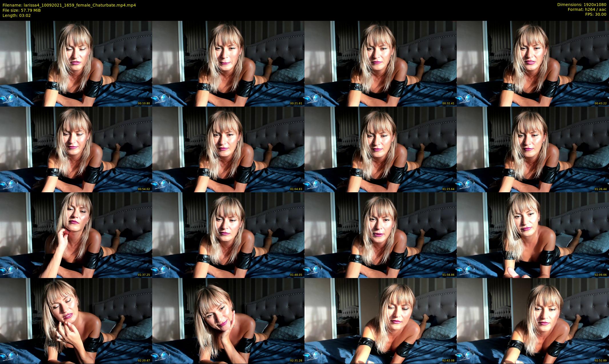 larissa4 — 4 minute Chaturbate female cam show recording, 1080p, Sep 10, 2021