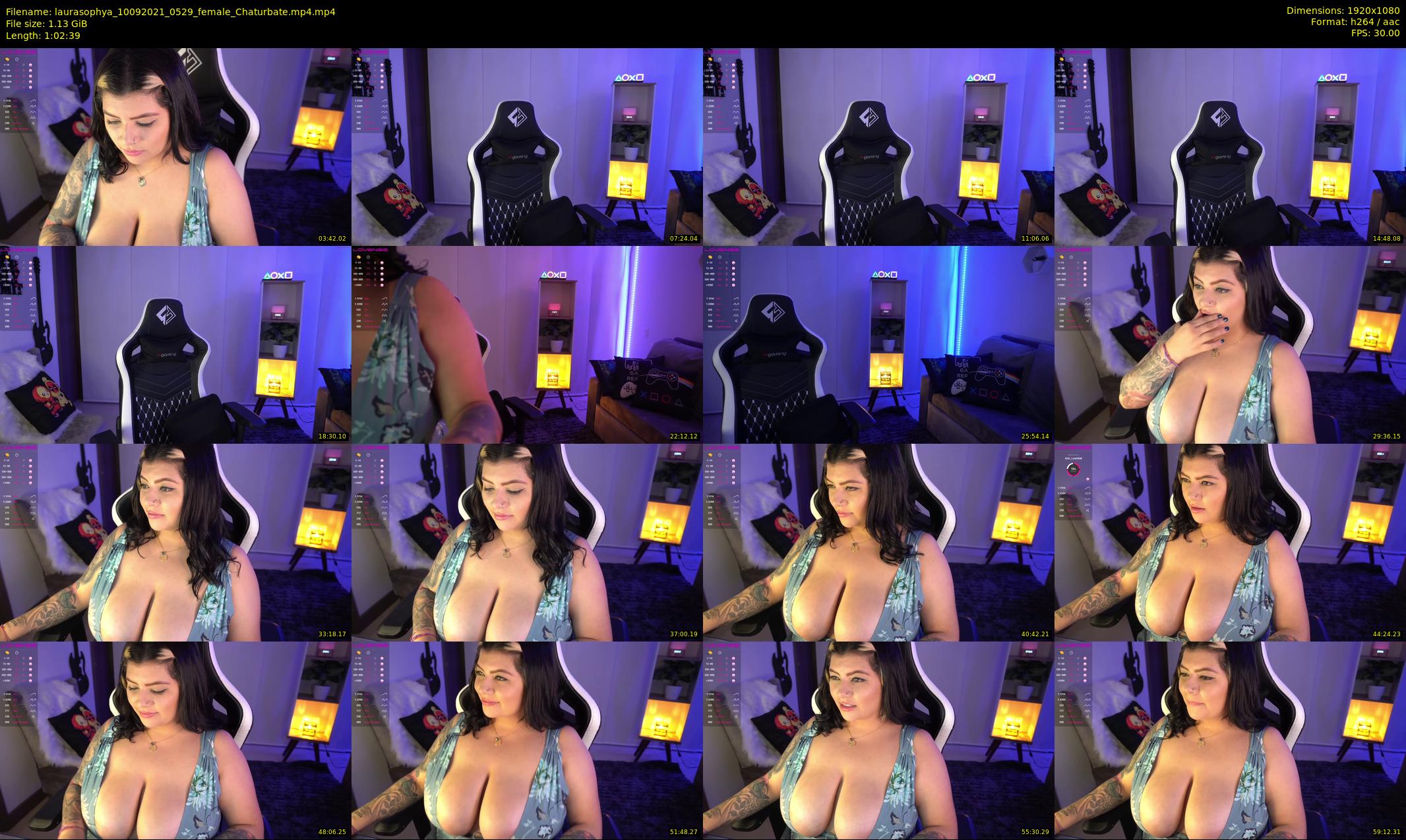 laurasophya — 63 minute Chaturbate female cam show recording, 1080p, Sep 10, 2021
