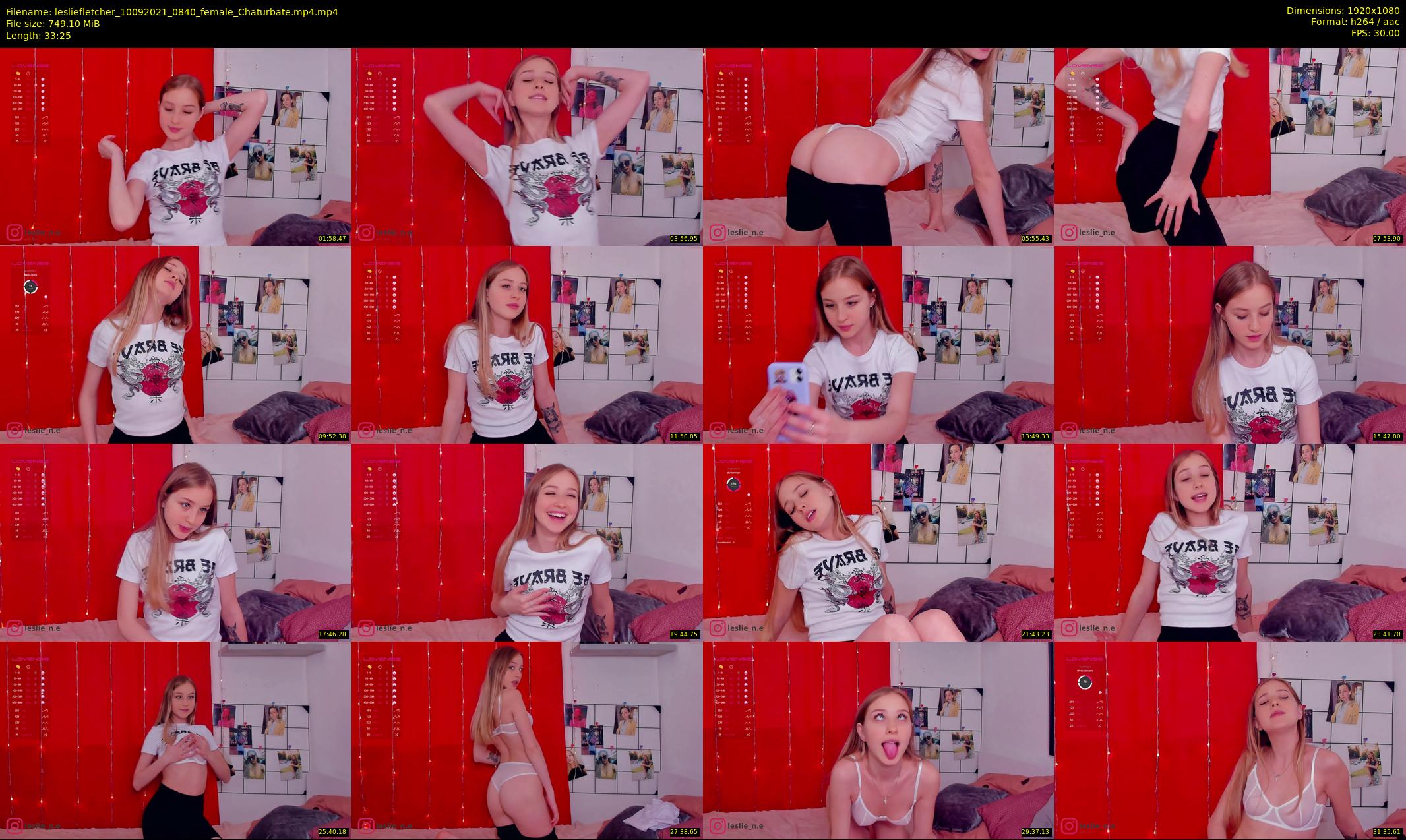 lesliefletcher — 34 minute Chaturbate couple cam show recording, 1080p, Sep 10, 2021