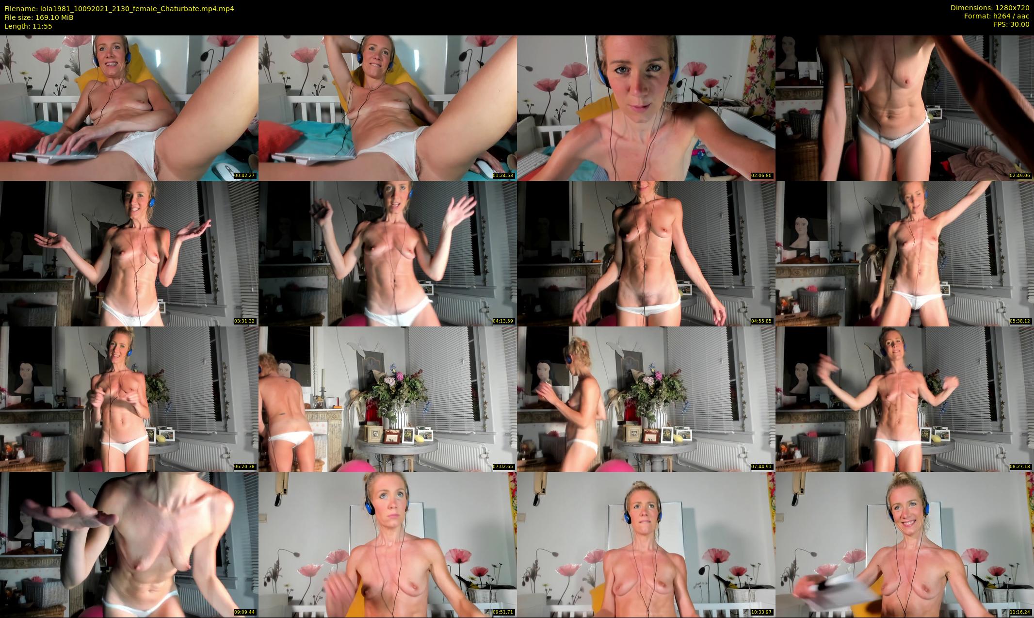 lola1981 — 12 minute Chaturbate female cam show recording, 720p, Sep 10, 2021