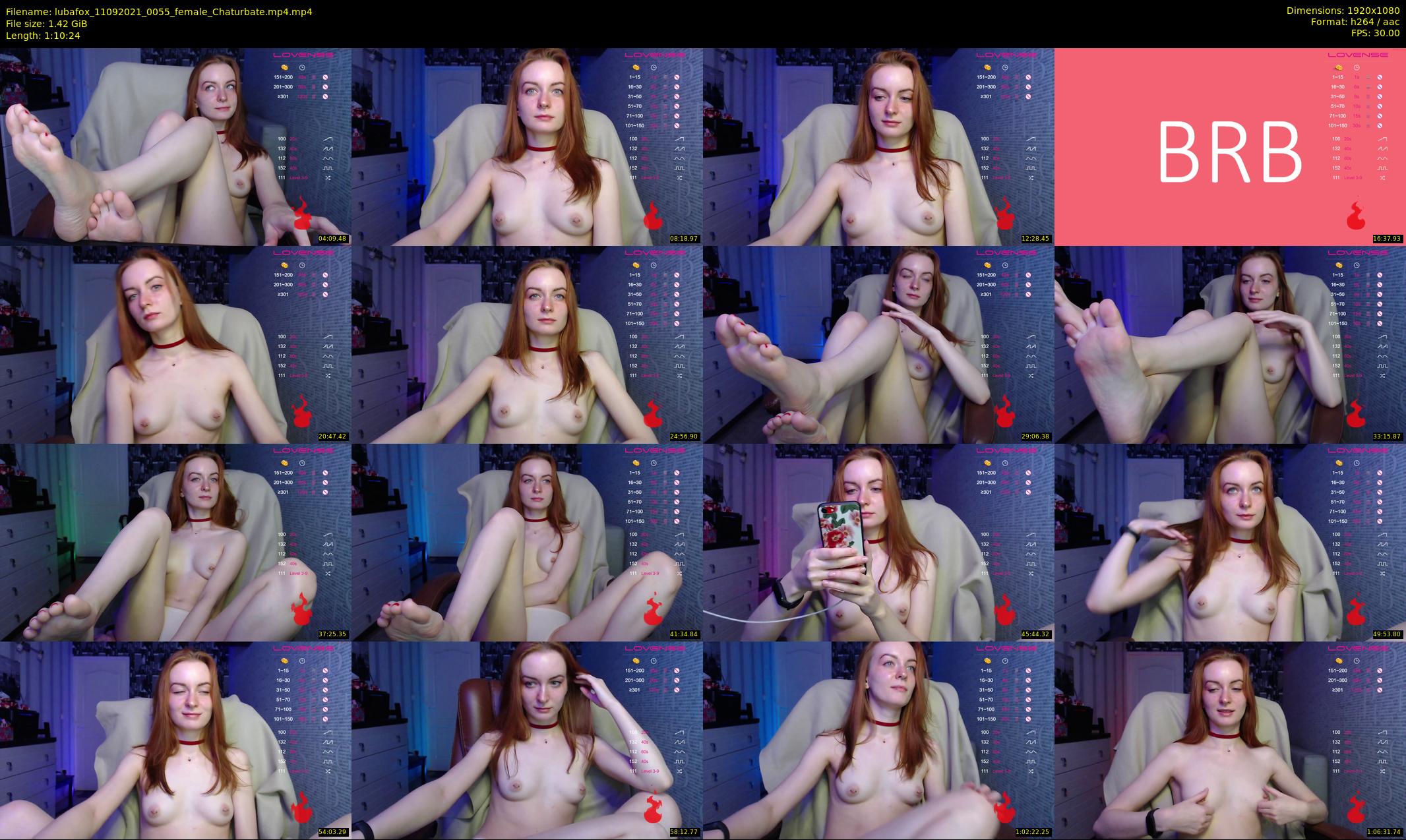 lubafox — 71 minute Chaturbate female cam show recording, 1080p, Sep 11, 2021