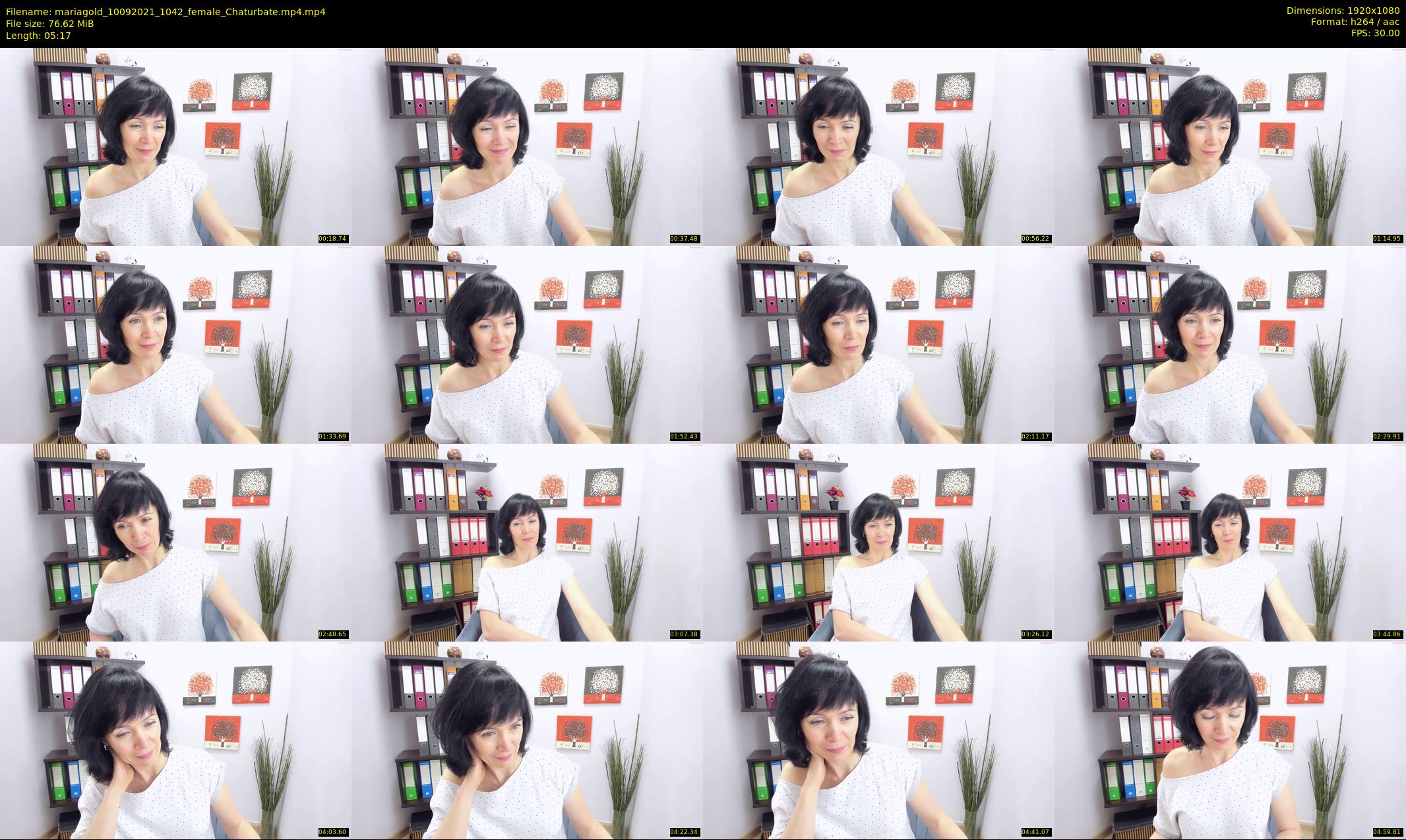 mariagold — 6 minute Chaturbate female cam show recording, 1080p, Sep 10, 2021