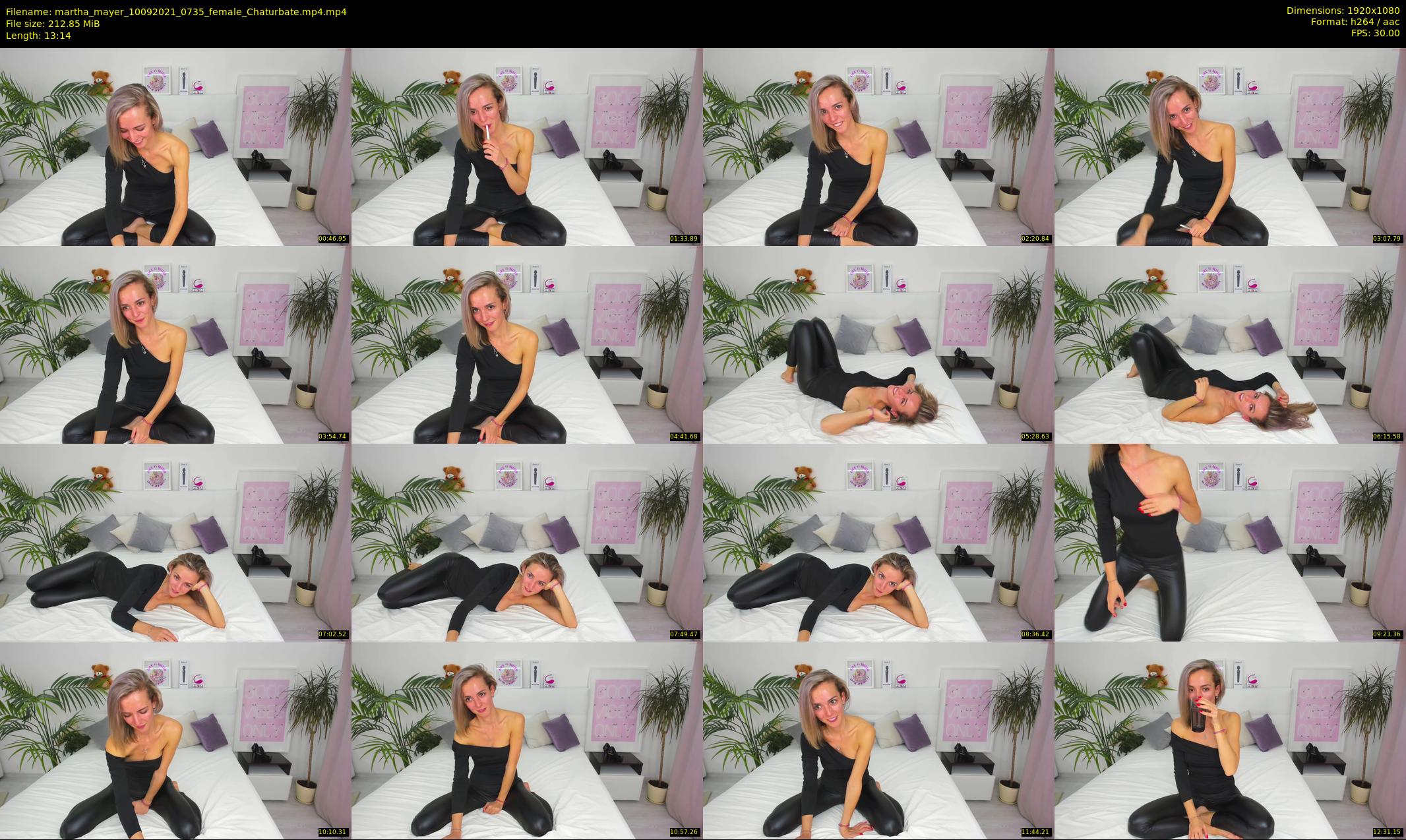 martha_mayer — 14 minute Chaturbate female cam show recording, 1080p, Sep 10, 2021