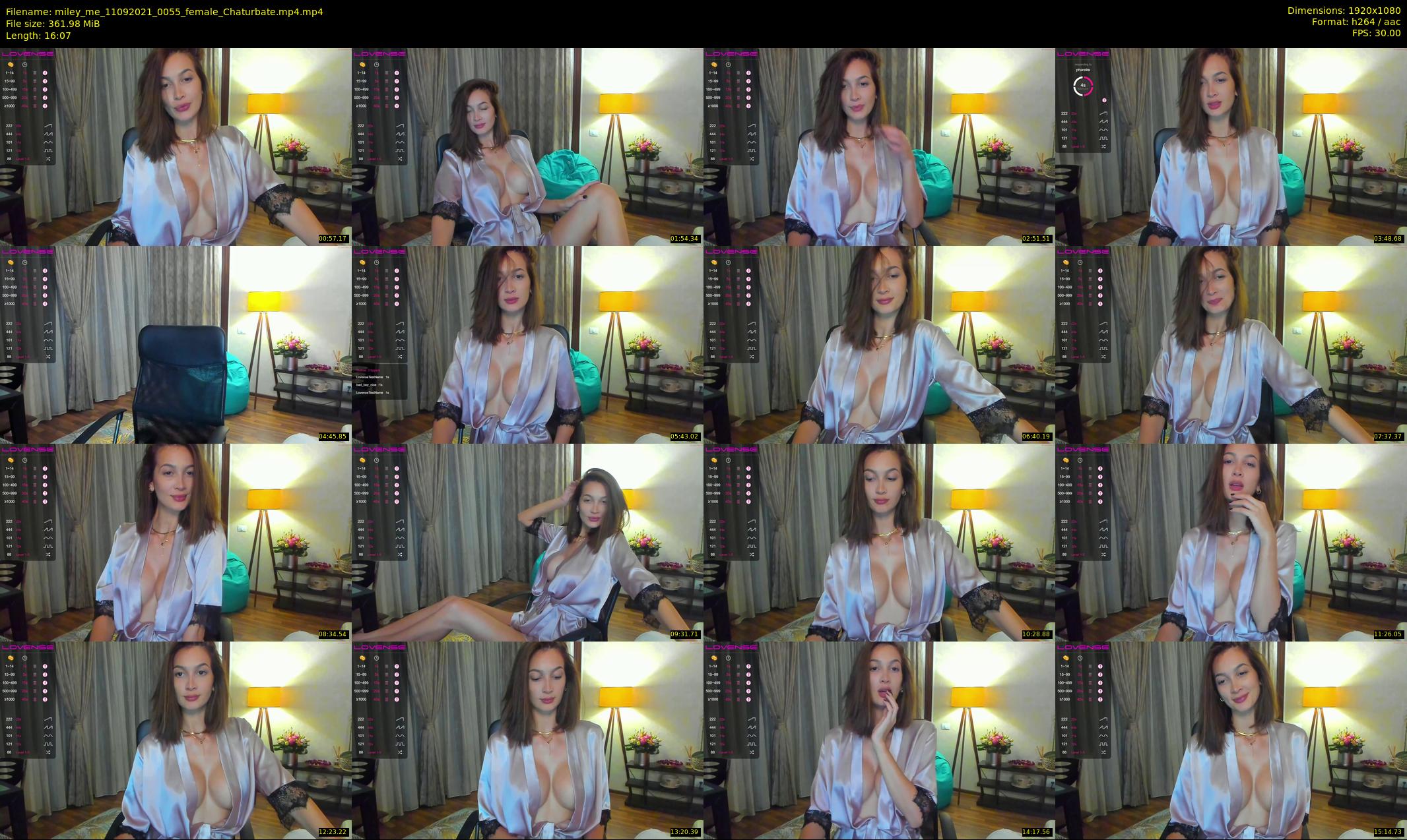 miley_me — 17 minute Chaturbate female cam show recording, 1080p, Sep 11, 2021