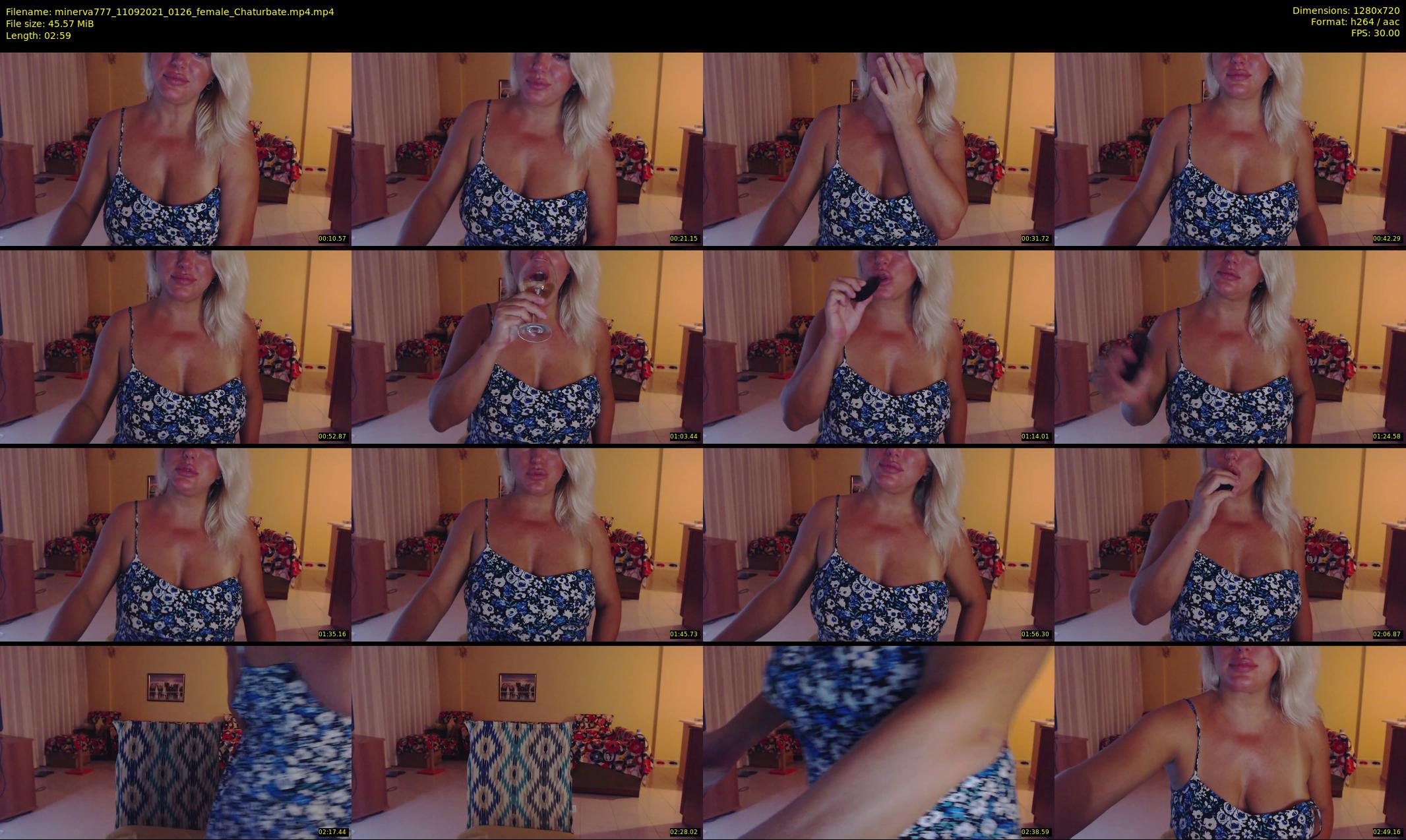 minerva777 — 3 minute Chaturbate female cam show recording, 720p, Sep 11, 2021