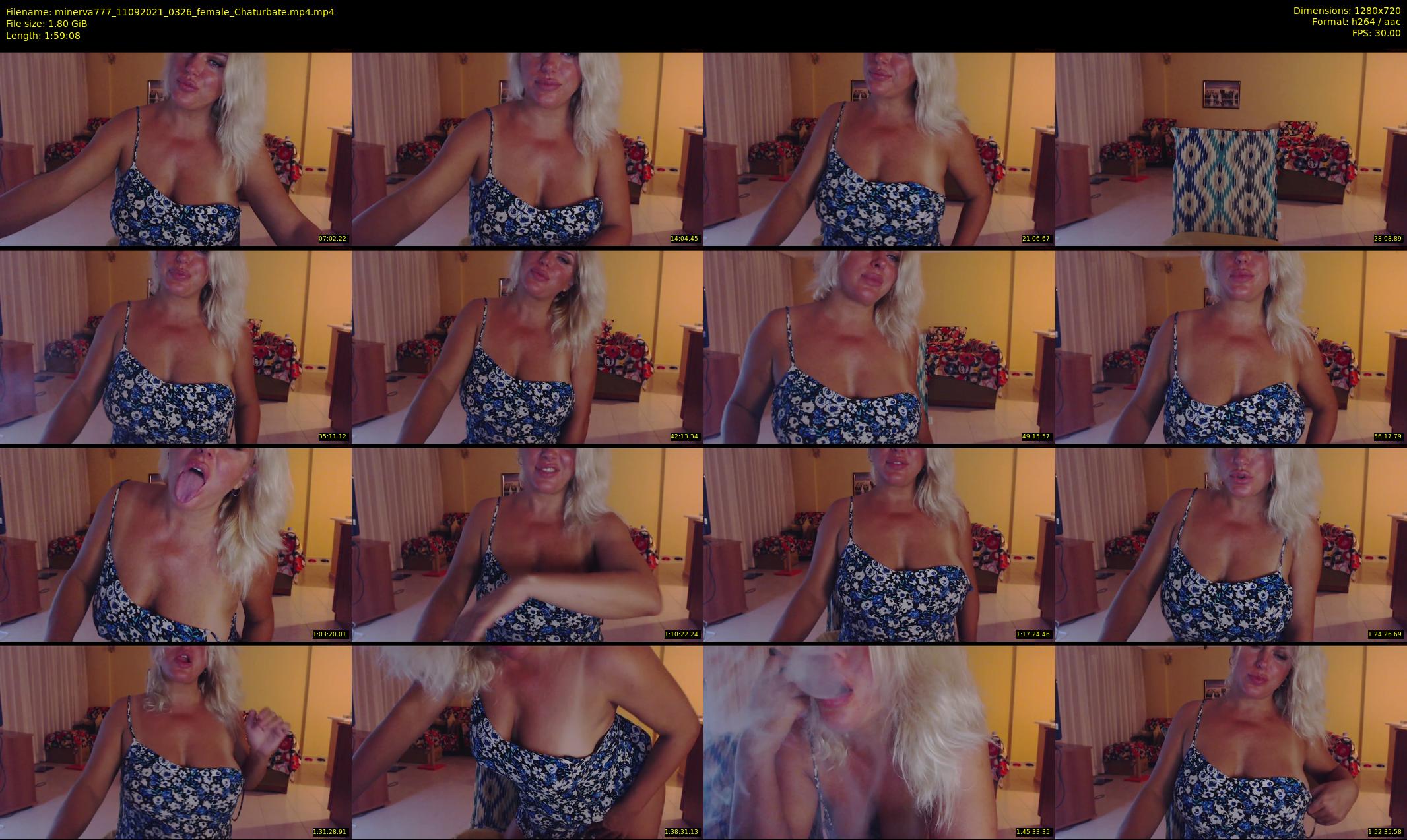 minerva777 — 120 minute Chaturbate female cam show recording, 720p, Sep 11, 2021