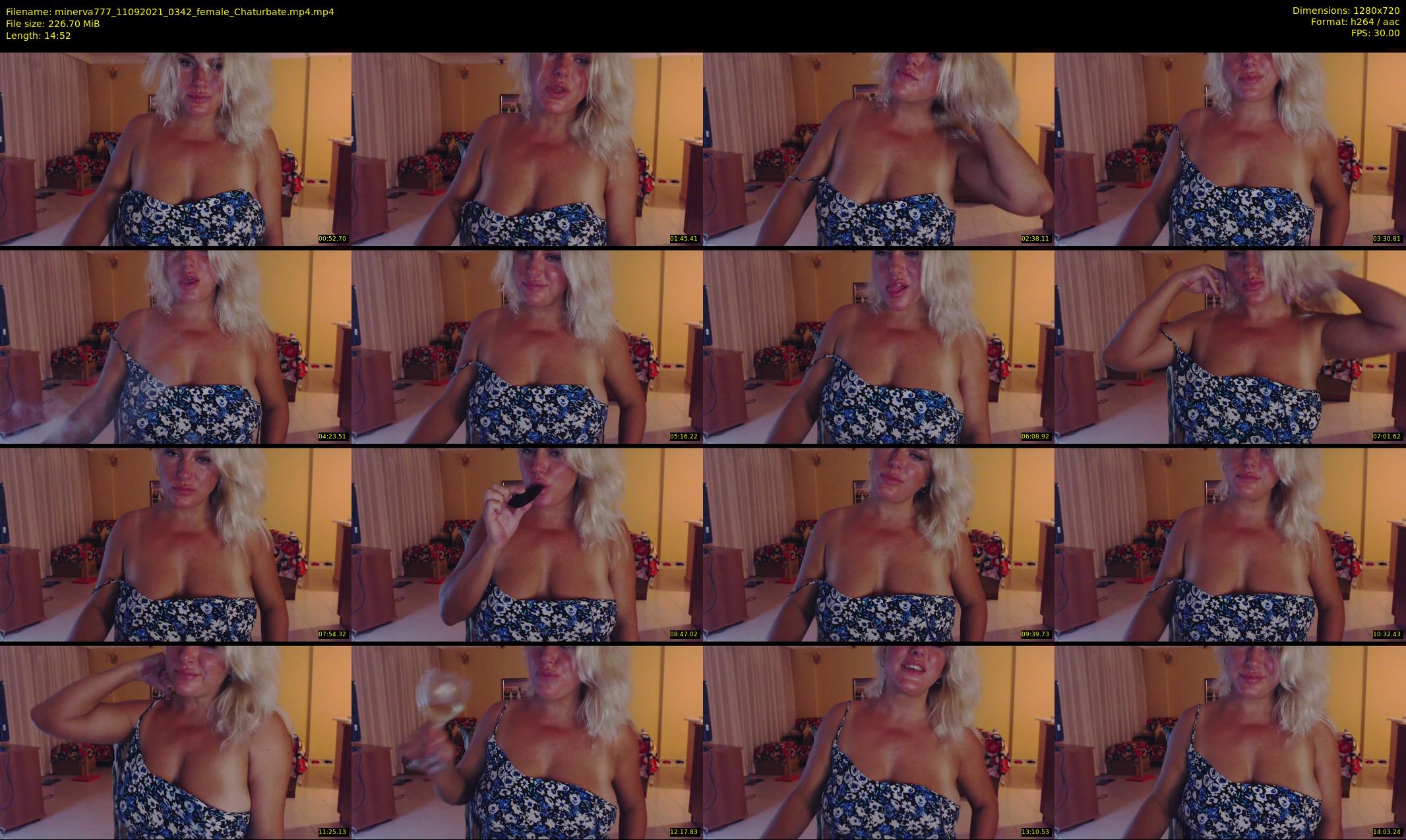 minerva777 — 15 minute Chaturbate female cam show recording, 720p, Sep 11, 2021
