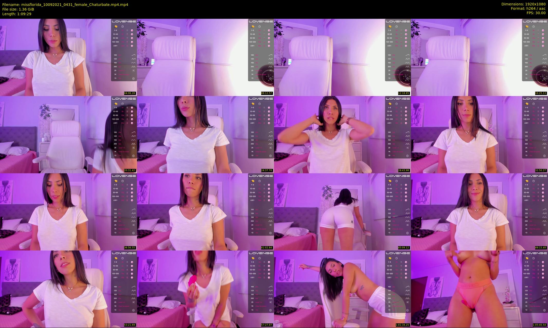 missflorida — 70 minute Chaturbate female cam show recording, 1080p, Sep 10, 2021