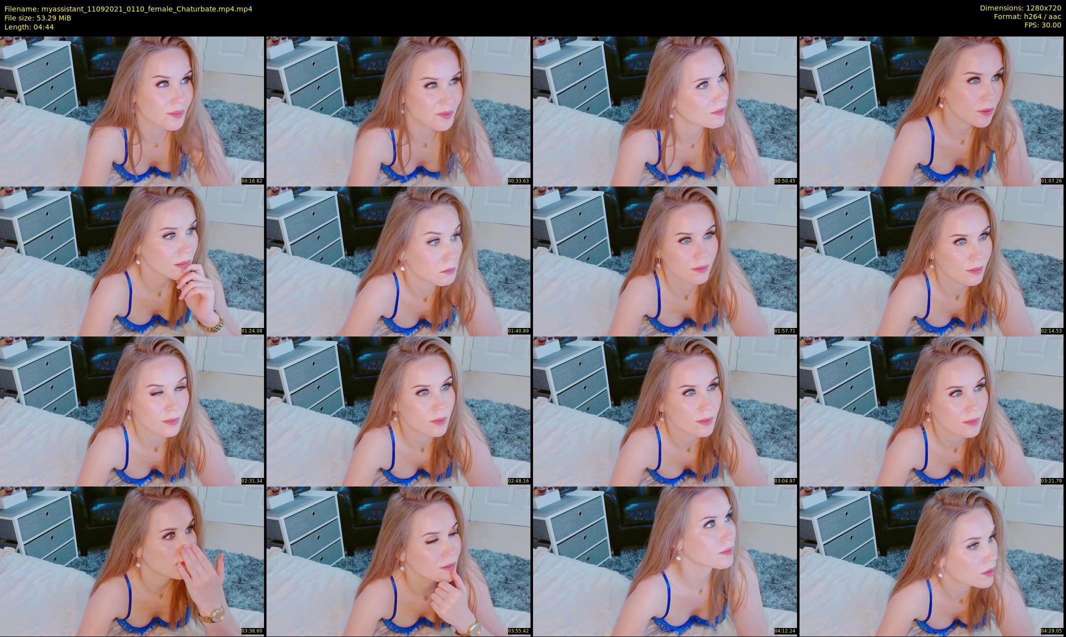 myassistant — 5 minute Chaturbate female cam show recording, 720p, Sep 11, 2021