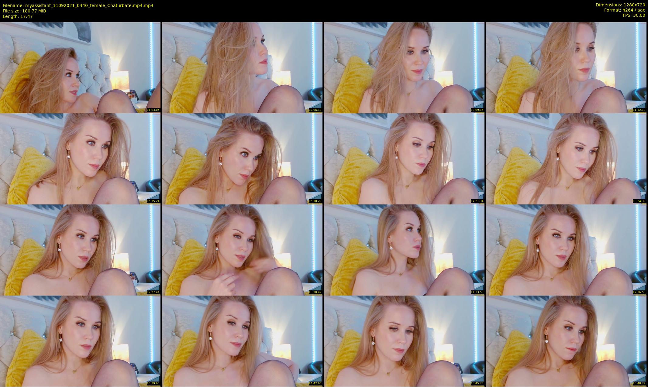 myassistant — 18 minute Chaturbate female cam show recording, 720p, Sep 11, 2021