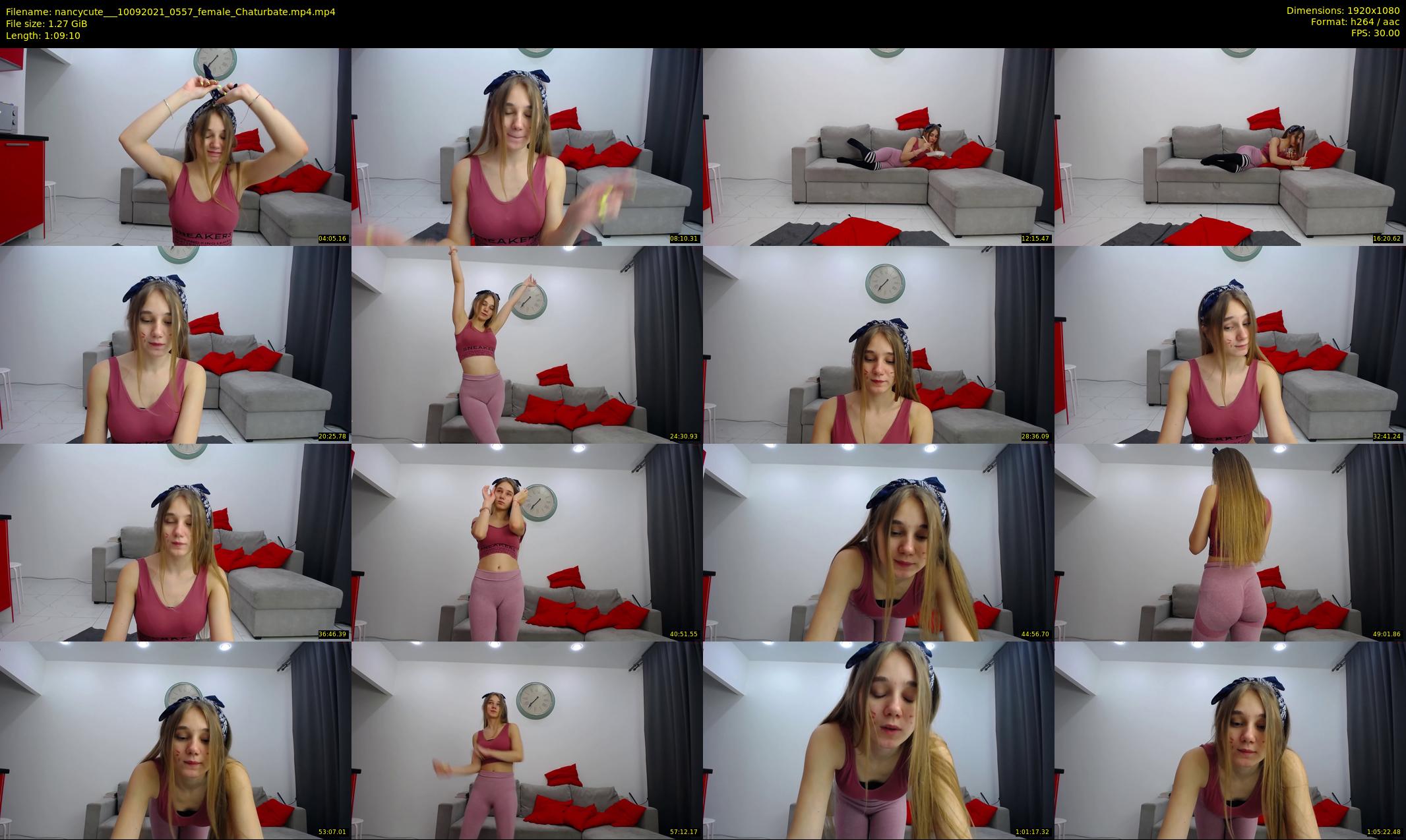 nancycute__ — 70 minute Chaturbate female cam show recording, 1080p, Sep 10, 2021