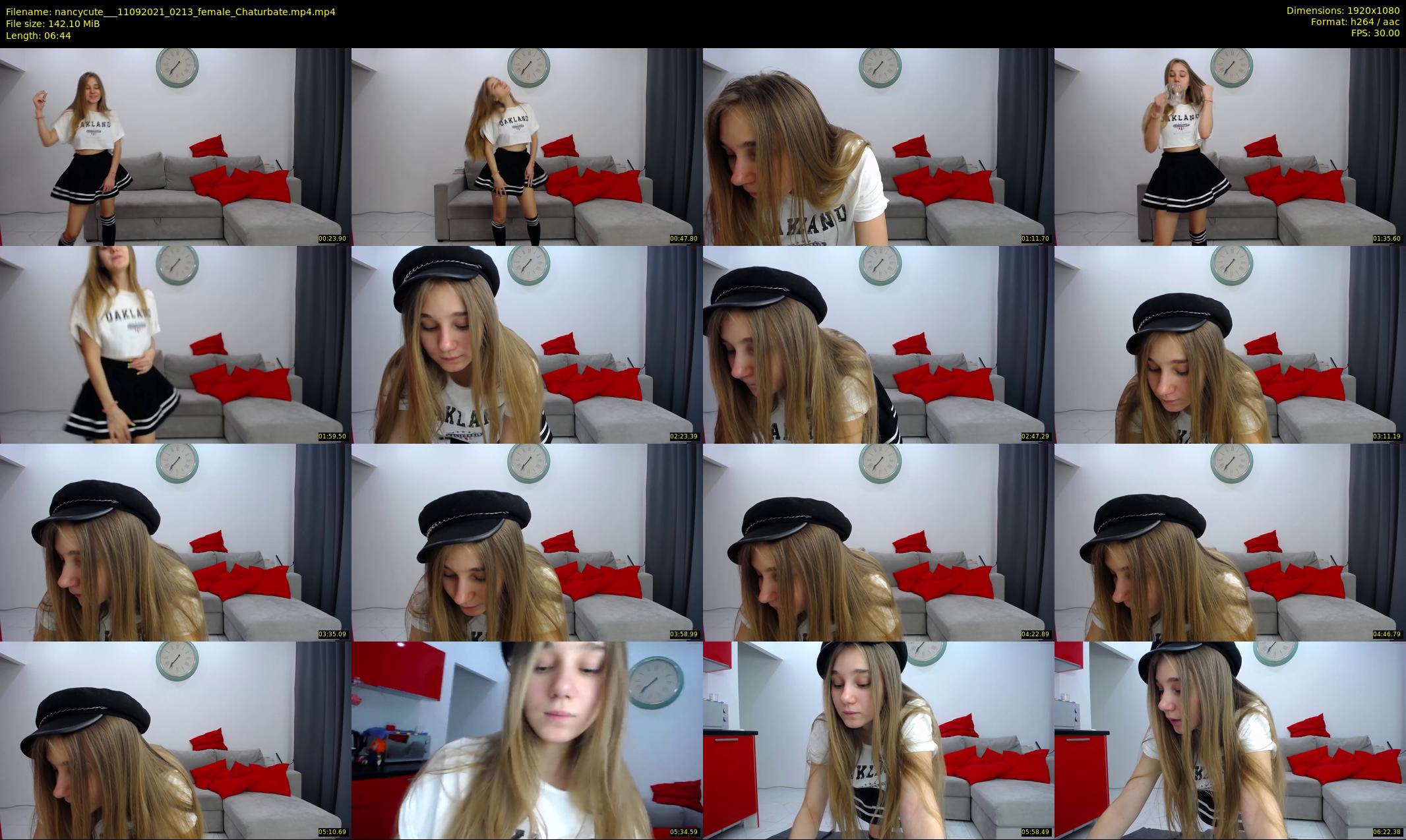 nancycute__ — 7 minute Chaturbate female cam show recording, 1080p, Sep 11, 2021
