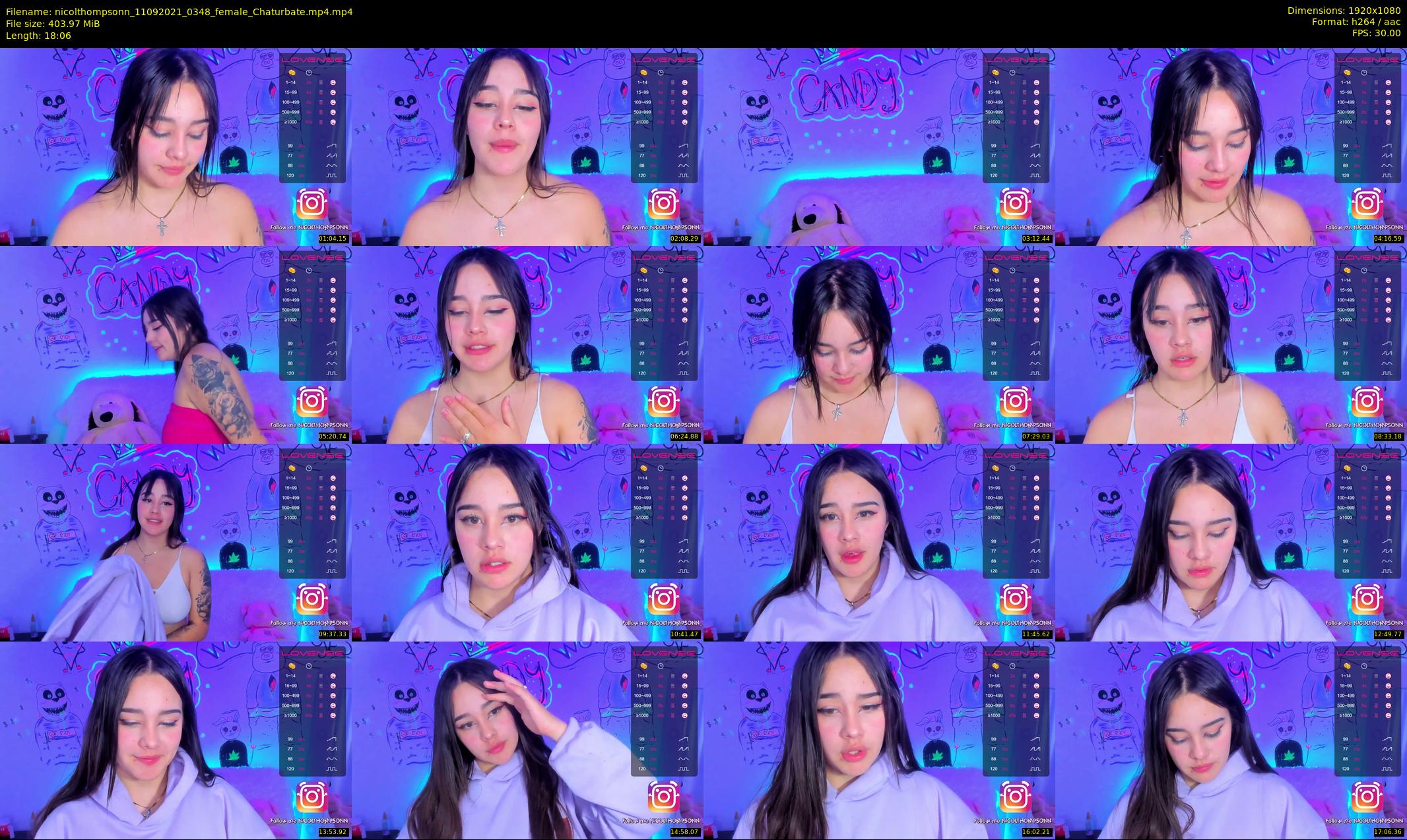 nicolthompsonn — 19 minute Chaturbate female cam show recording, 1080p, Sep 11, 2021