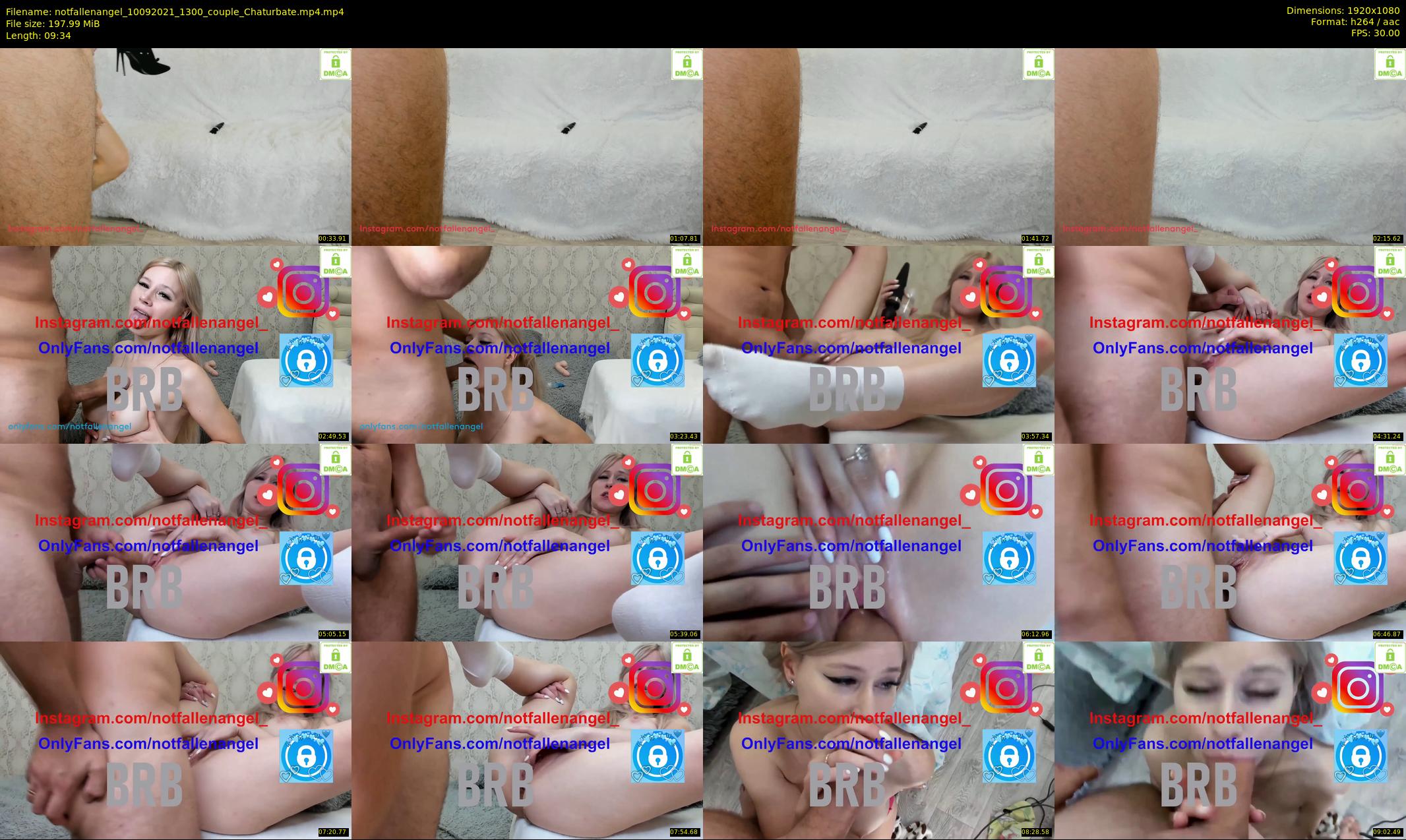 notfallenangel — 10 minute Chaturbate couple cam show recording, 1080p, Sep 10, 2021