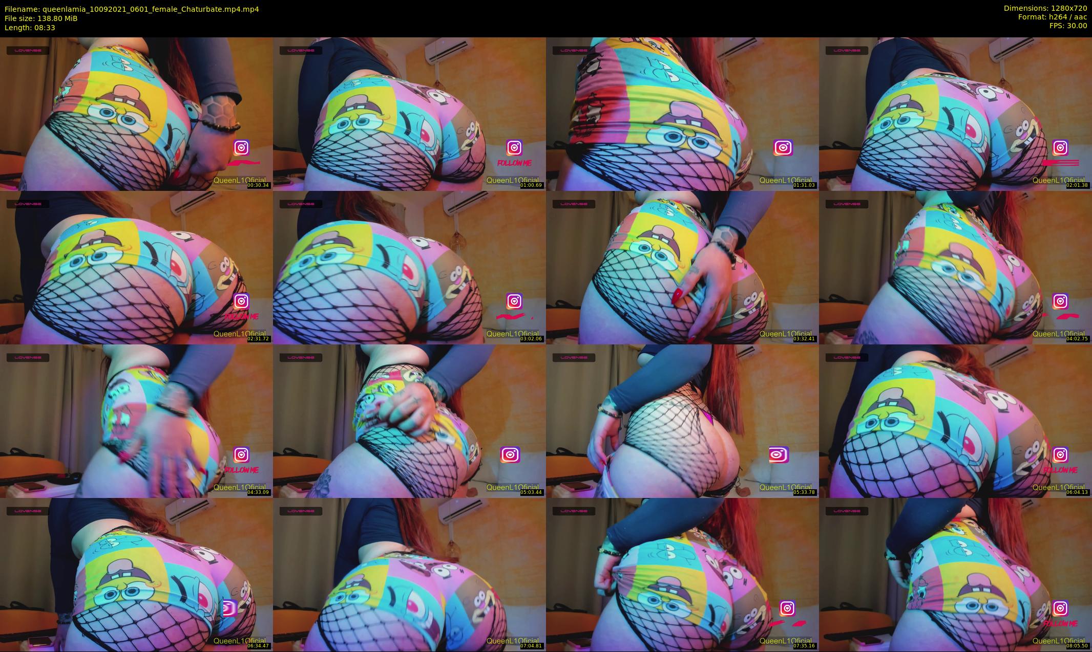 queenlamia — 9 minute Chaturbate female cam show recording, 720p, Sep 10, 2021