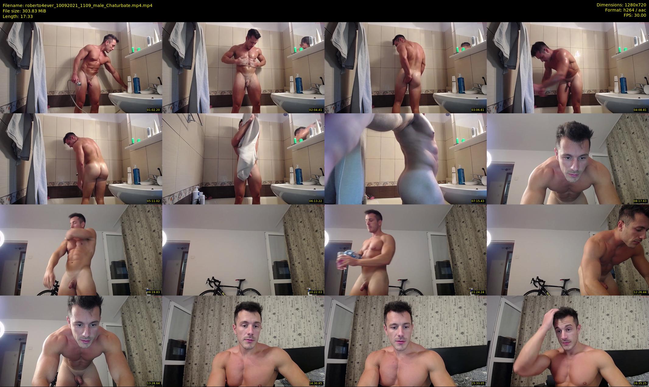 roberto4ever — 18 minute Chaturbate male cam show recording, 720p, Sep 10, 2021