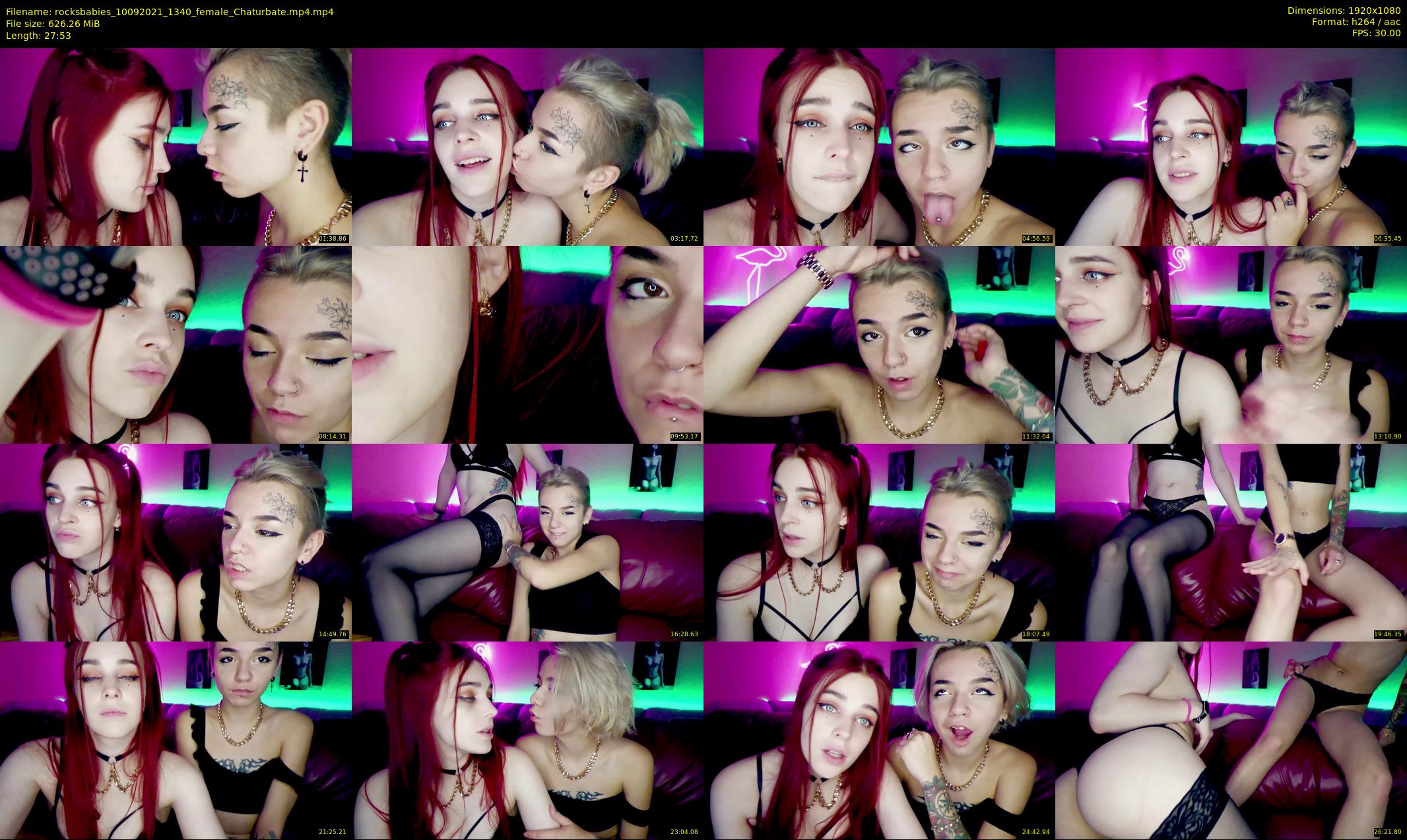 rocksbabies — 28 minute Chaturbate female cam show recording, 1080p, Sep 10, 2021