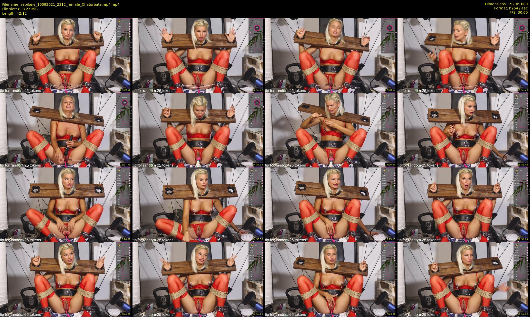 sebilone — 43 minute Chaturbate couple cam show recording, 1080p, Sep 10, 2021