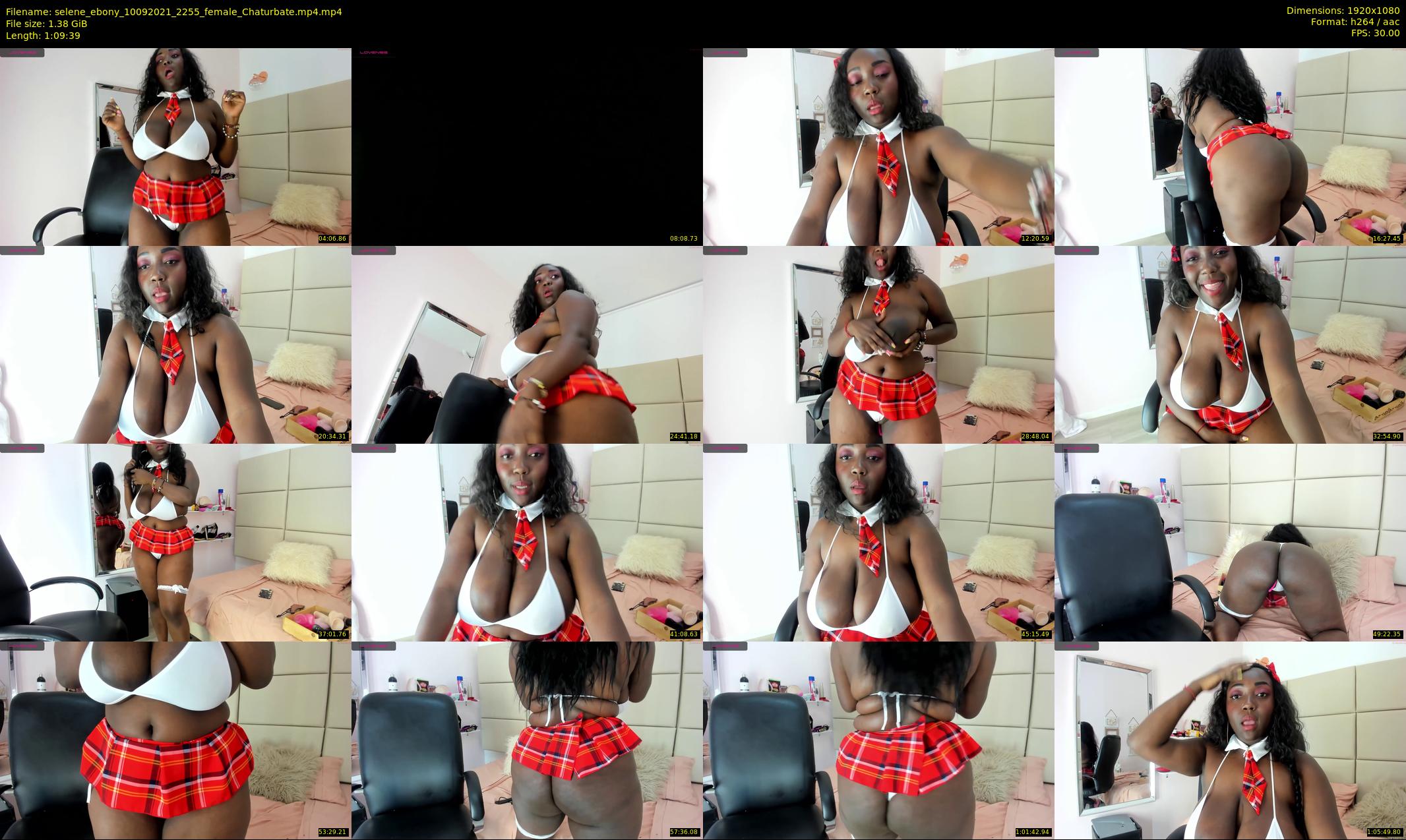 selene_ebony — 70 minute Chaturbate female cam show recording, 1080p, Sep 10, 2021