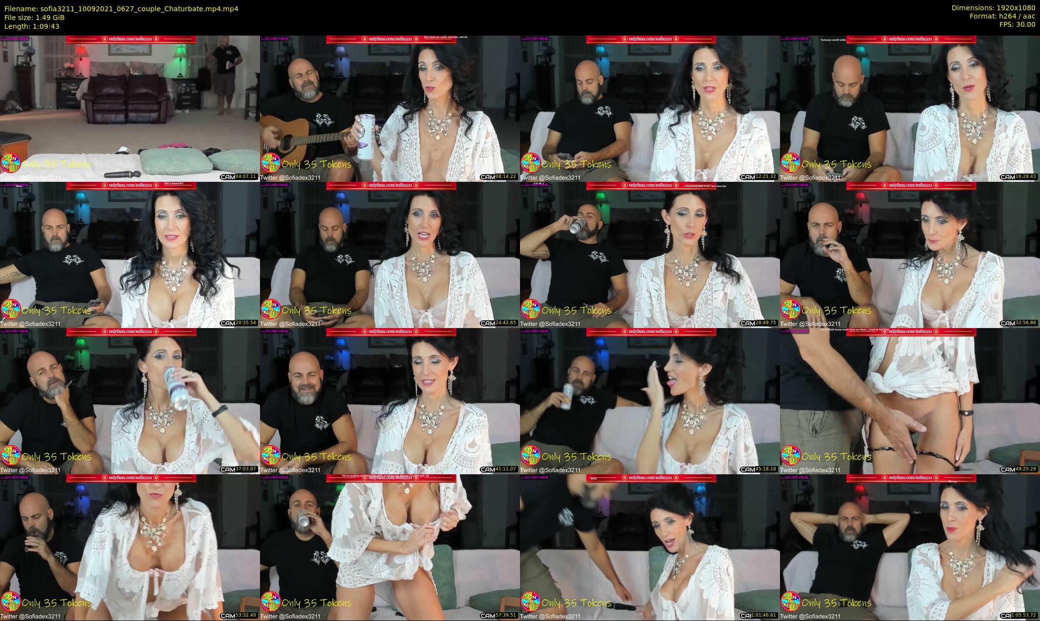 sofia3211 — 70 minute Chaturbate couple cam show recording, 1080p, Sep 10, 2021