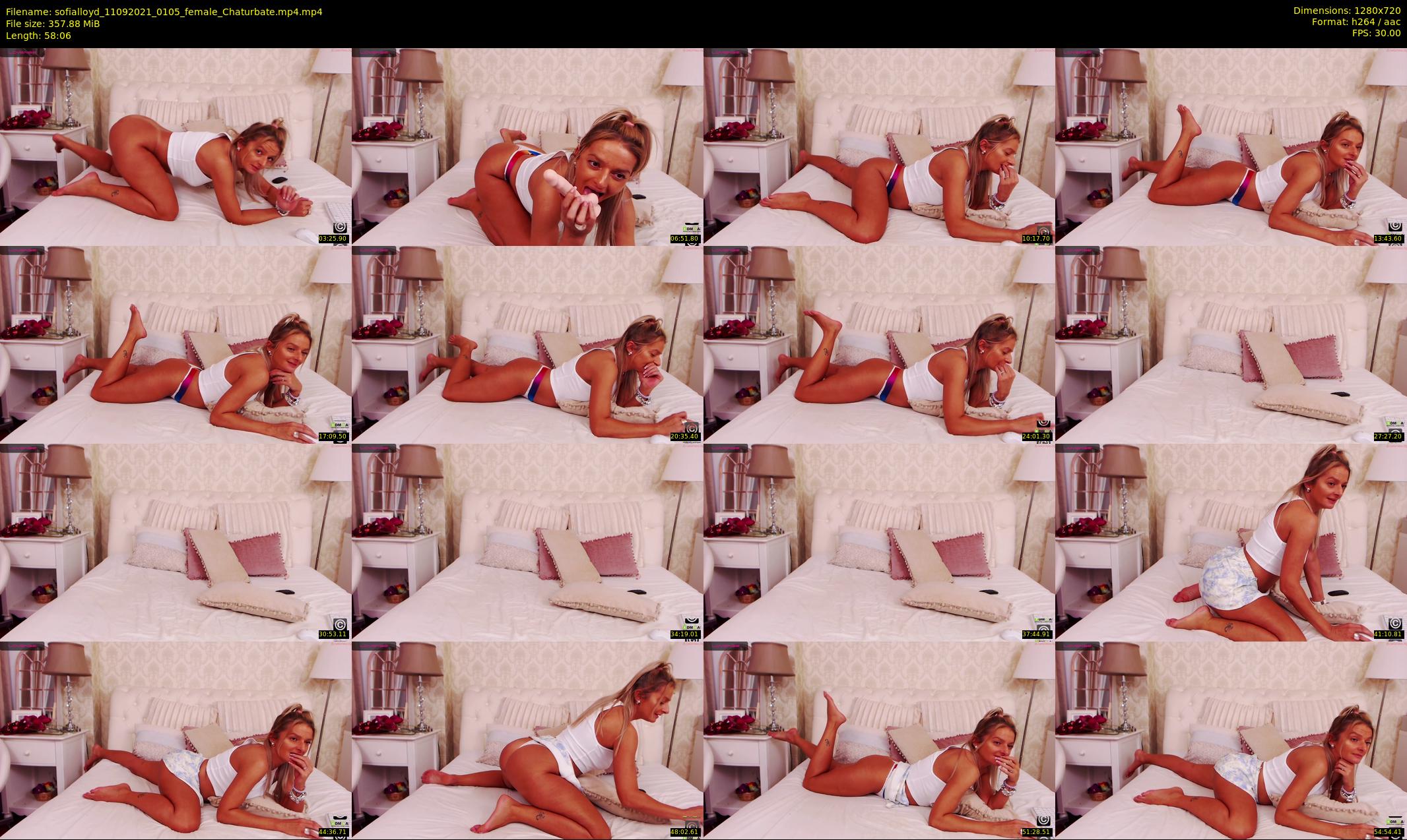sofialloyd — 59 minute Chaturbate female cam show recording, 720p, Sep 11, 2021