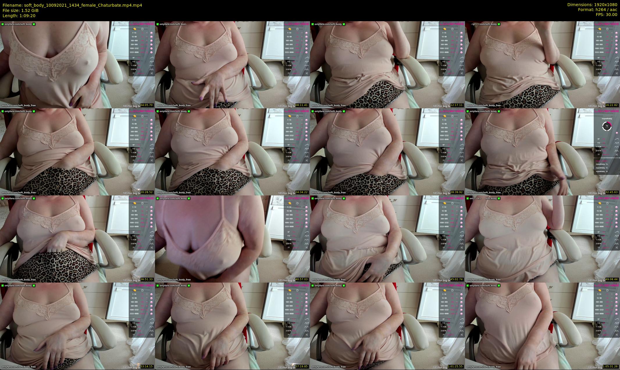 soft_body — 70 minute Chaturbate female cam show recording, 1080p, Sep 10, 2021