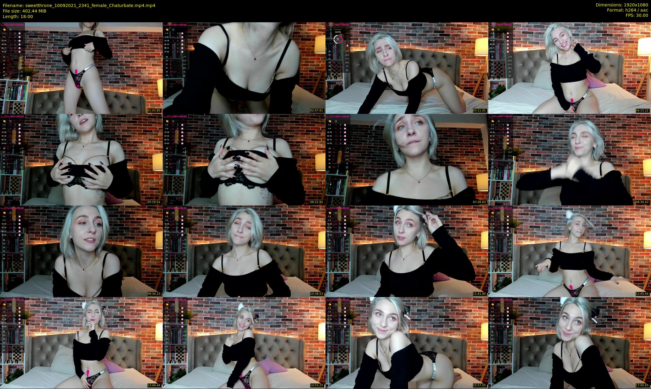 sweetthrone — 18 minute Chaturbate couple cam show recording, 1080p, Sep 10, 2021