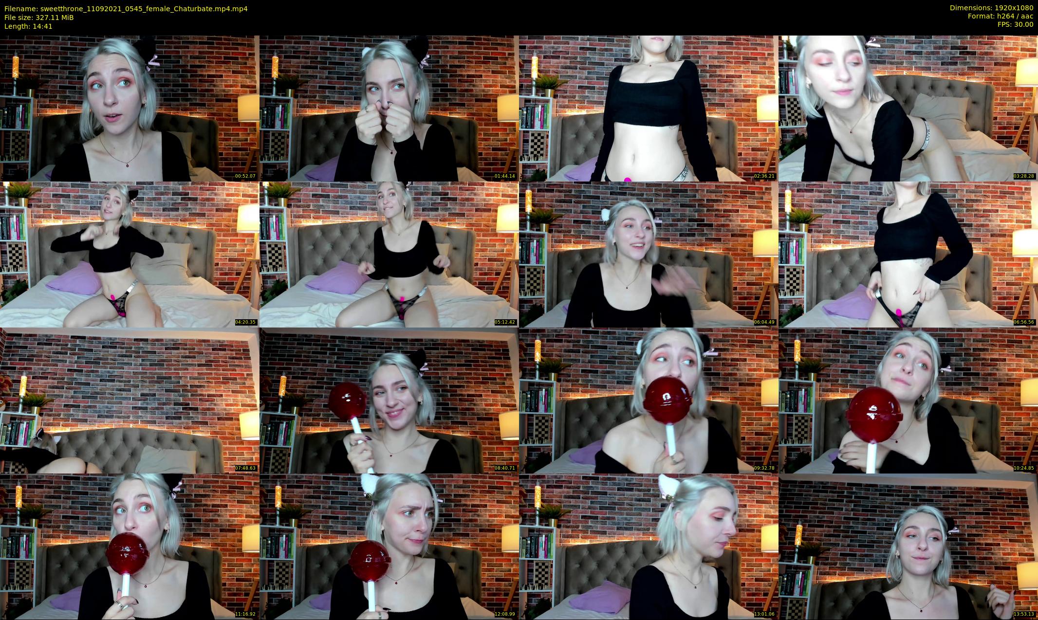 sweetthrone — 15 minute Chaturbate couple cam show recording, 1080p, Sep 11, 2021