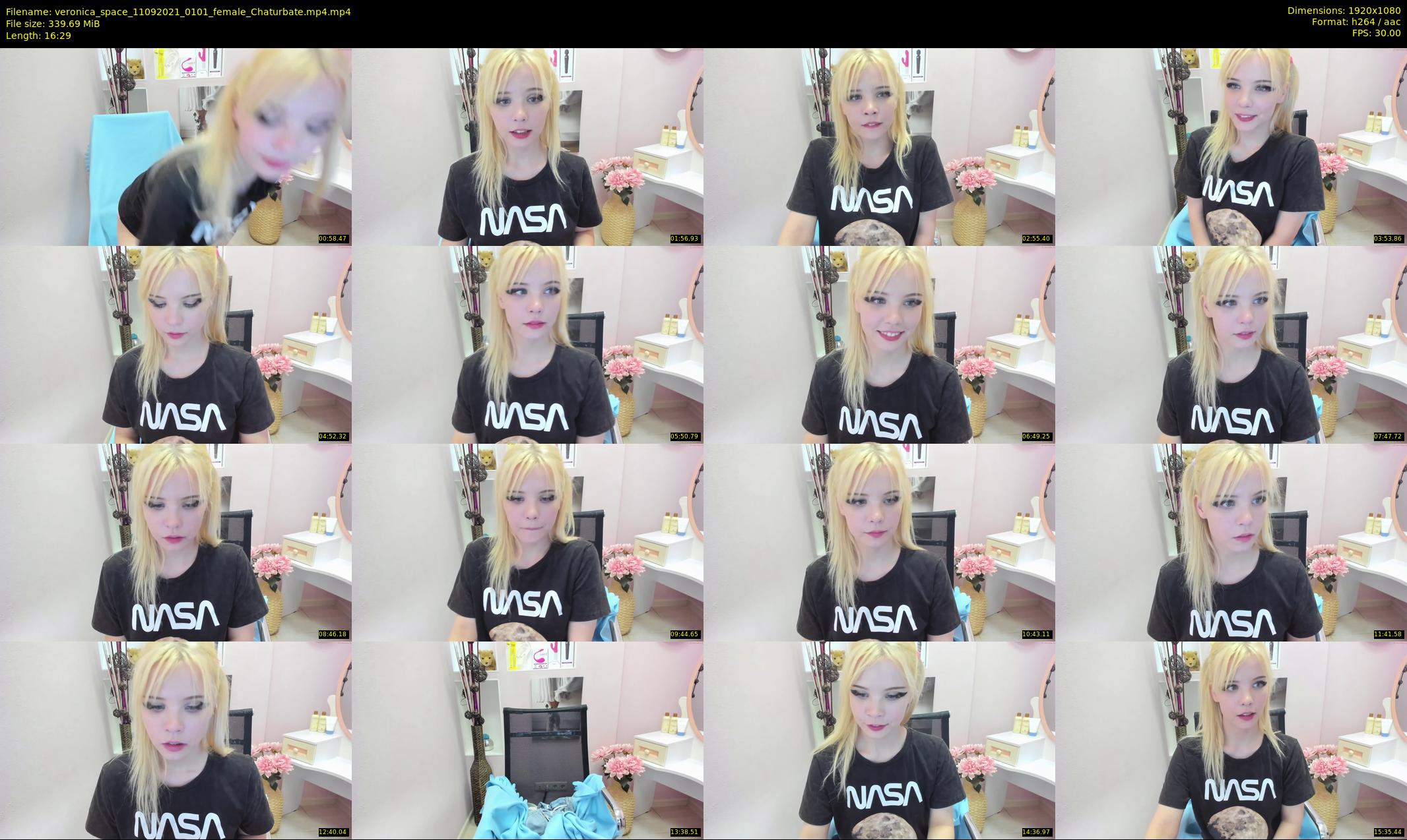 veronica_space — 17 minute Chaturbate female cam show recording, 1080p, Sep 11, 2021