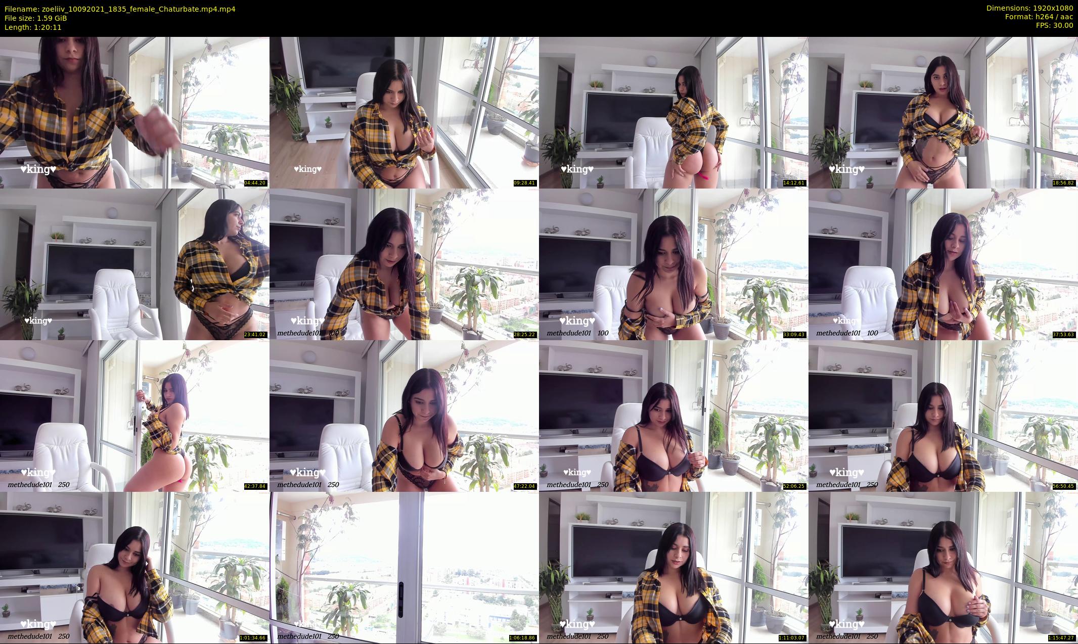 zoeliiv — 81 minute Chaturbate female cam show recording, 1080p, Sep 10, 2021