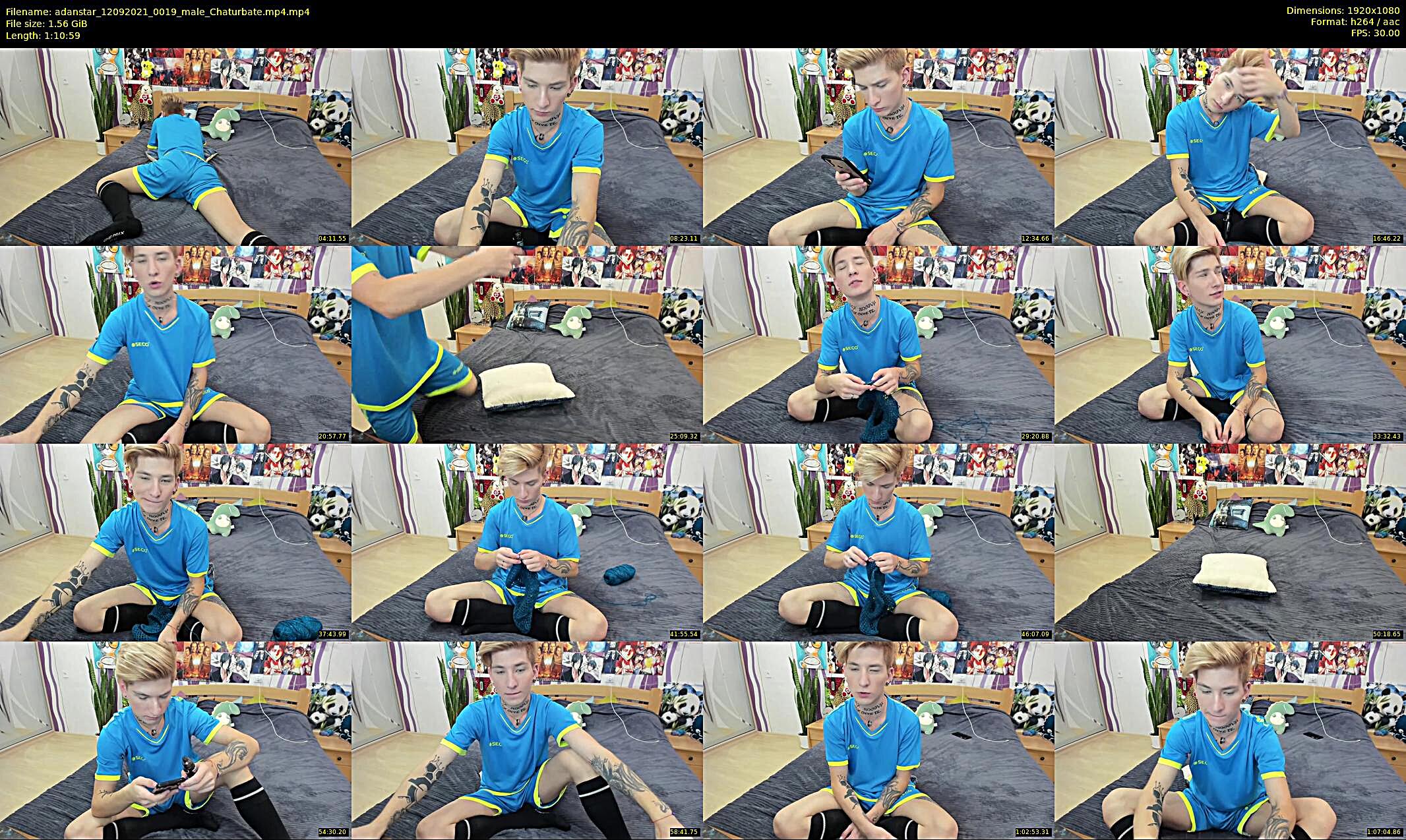adanstar — 71 minute Chaturbate male cam show recording, 1080p, Sep 12, 2021