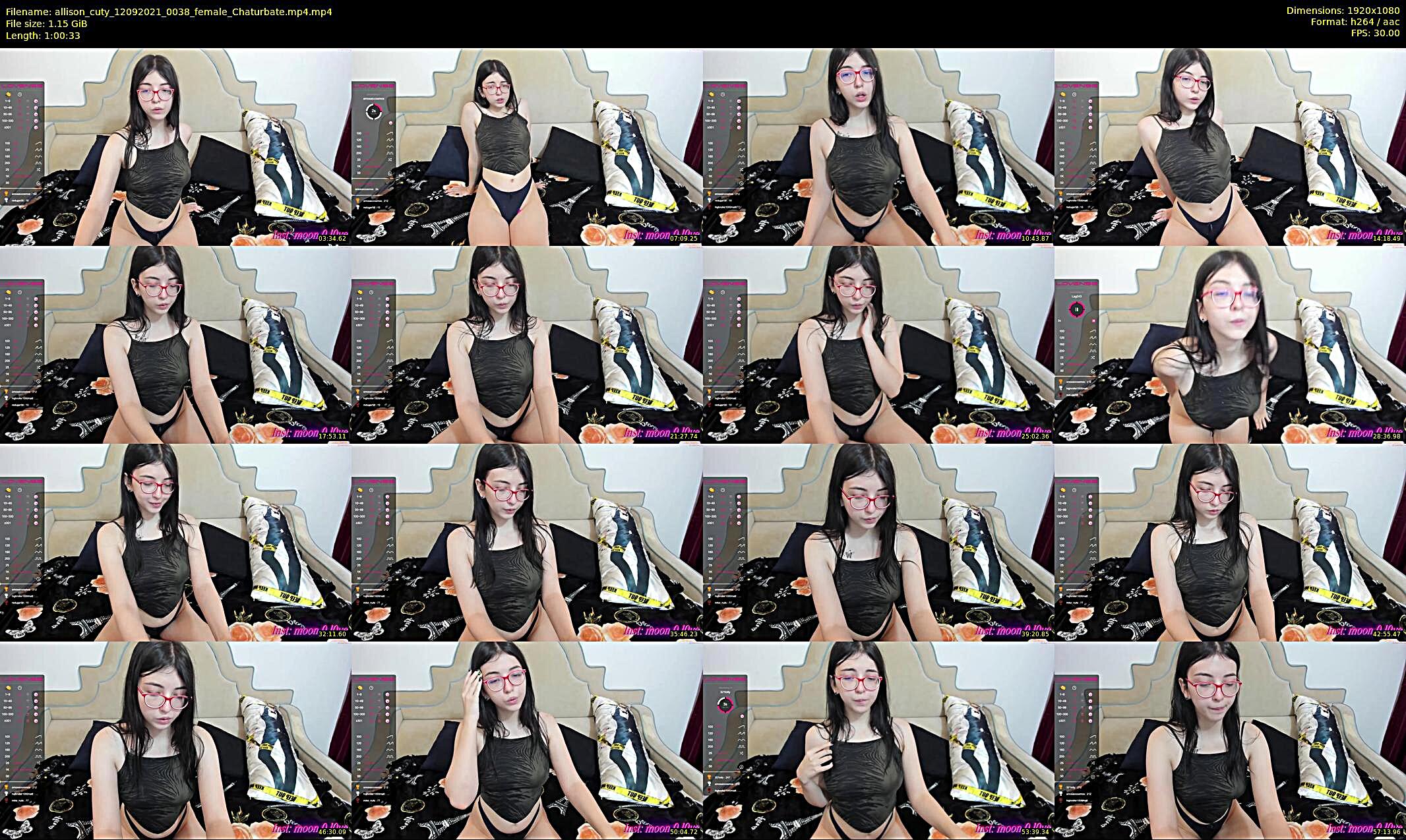 allison_cuty — 31 minute Chaturbate female cam show recording, 1080p, Sep 12, 2021
