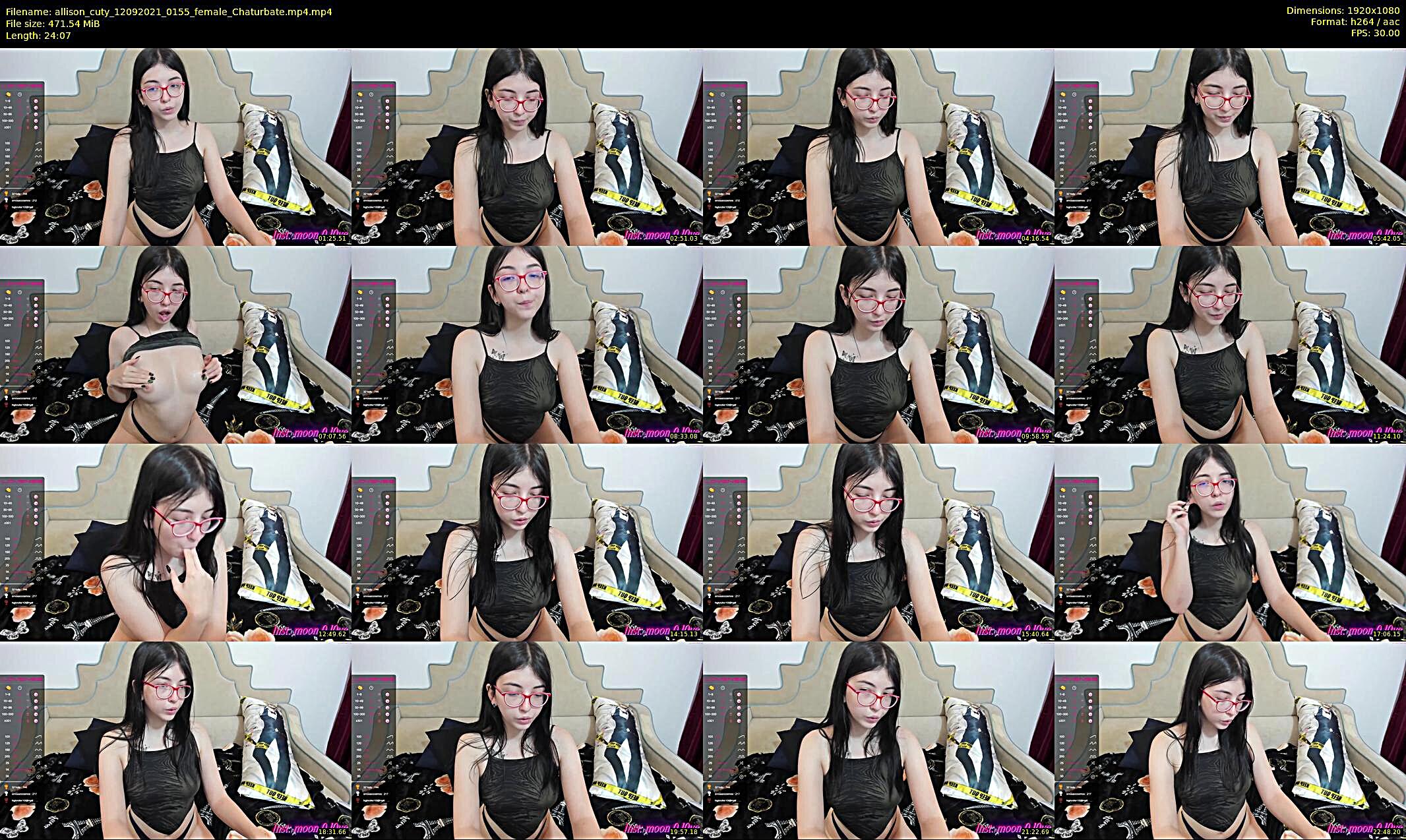 allison_cuty — 25 minute Chaturbate female cam show recording, 1080p, Sep 12, 2021