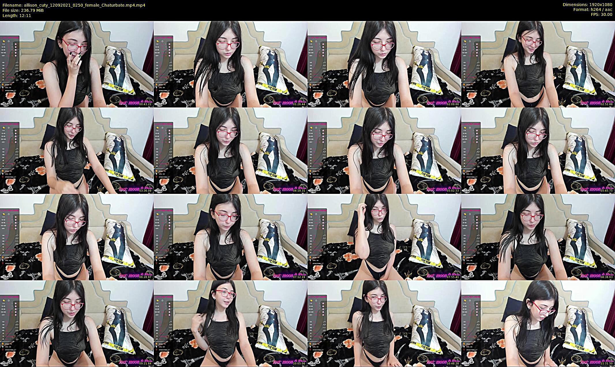 allison_cuty — 13 minute Chaturbate female cam show recording, 1080p, Sep 12, 2021