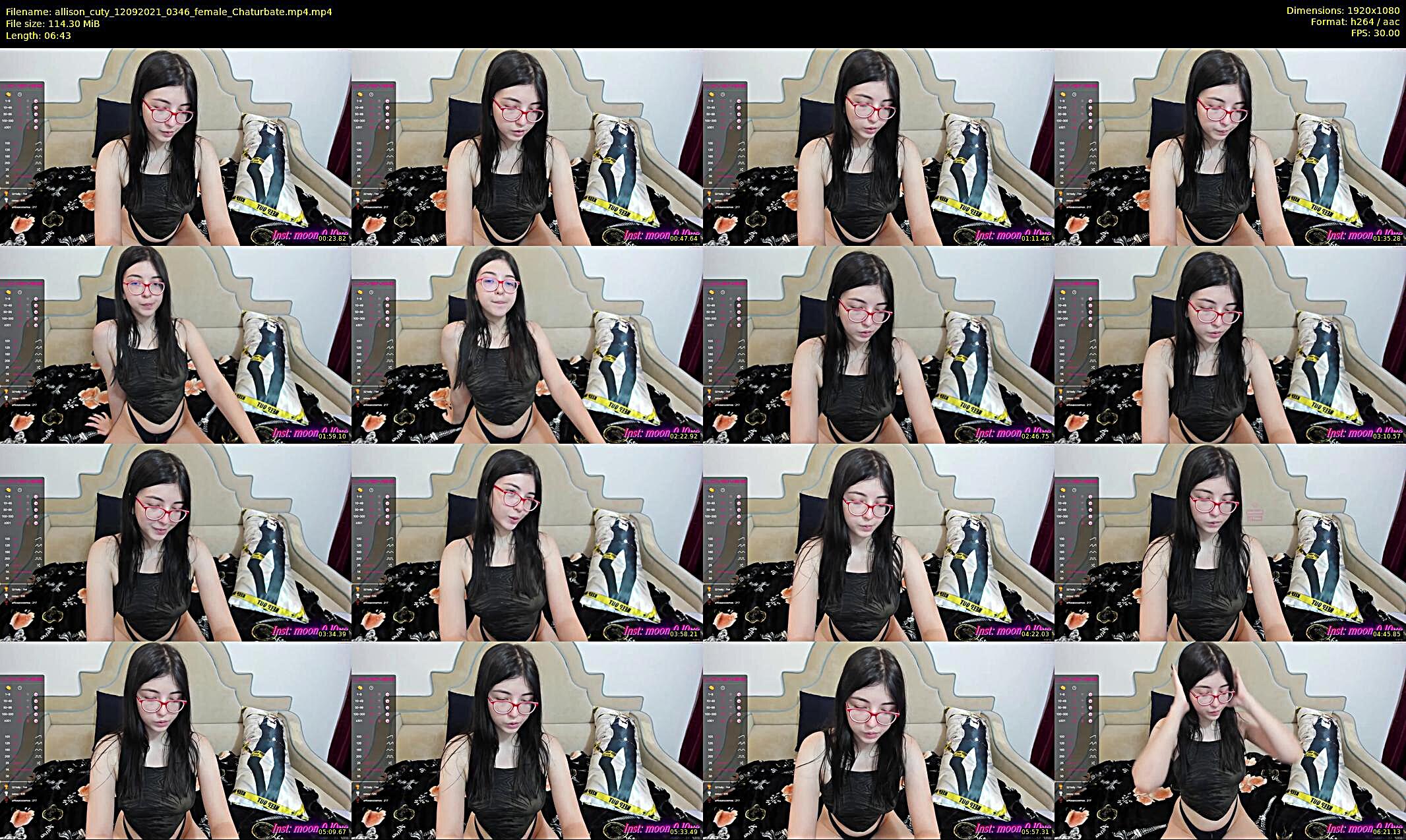 allison_cuty — 7 minute Chaturbate female cam show recording, 1080p, Sep 12, 2021