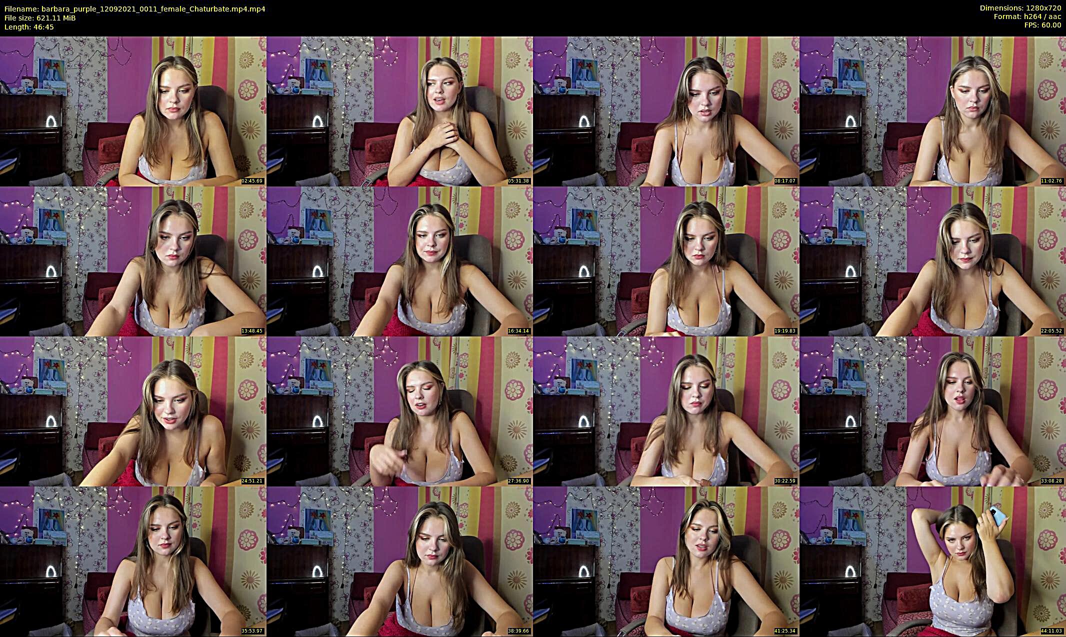 barbara_purple — 47 minute Chaturbate female cam show recording, 720p, Sep 12, 2021