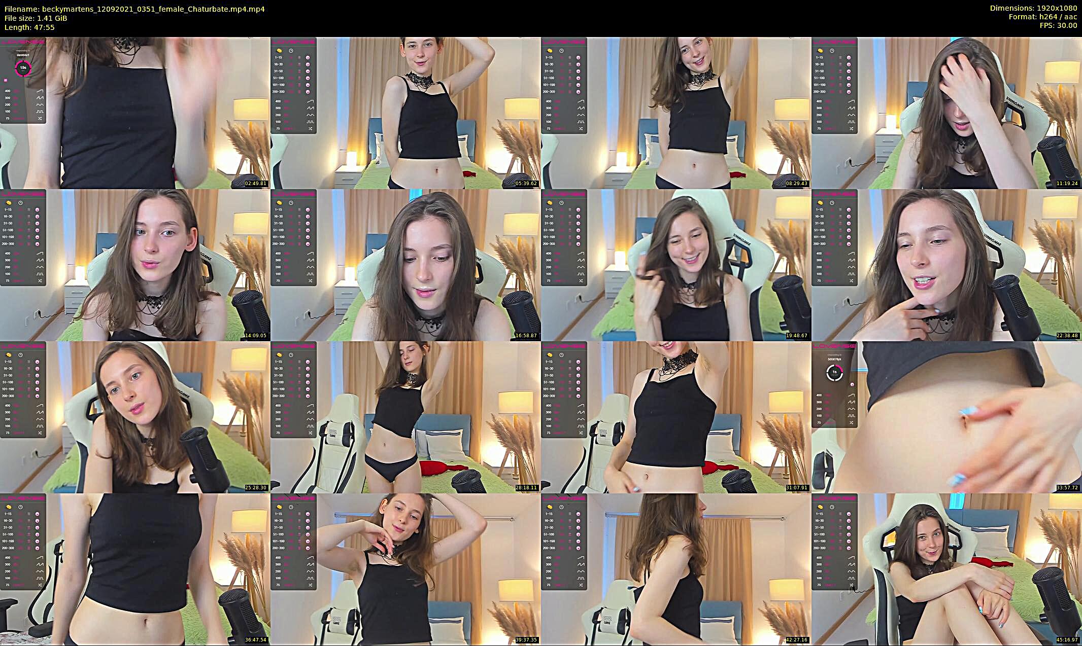 beckymartens — 48 minute Chaturbate female cam show recording, 1080p, Sep 12, 2021