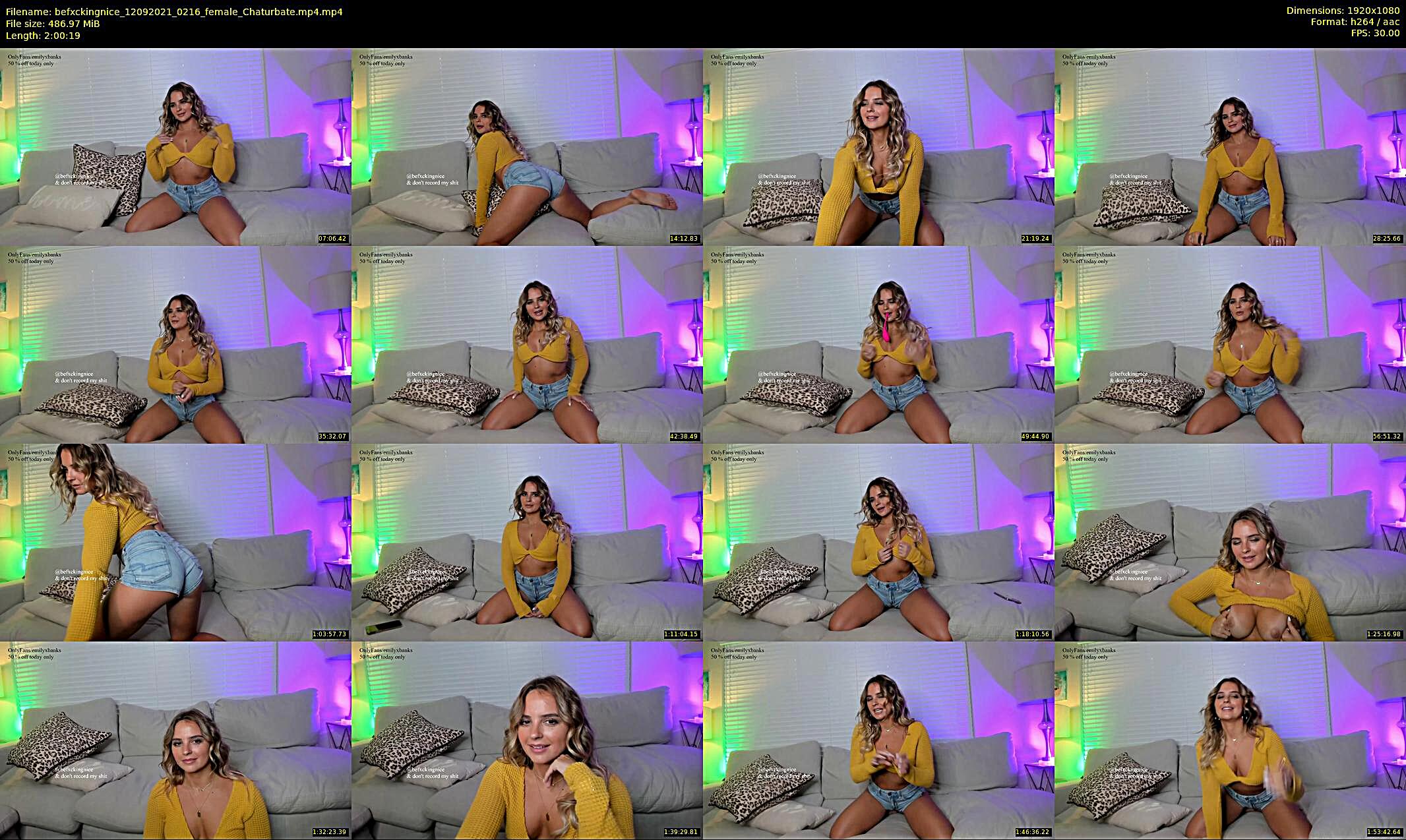befxckingnice — 121 minute Chaturbate female cam show recording, 1080p, Sep 12, 2021