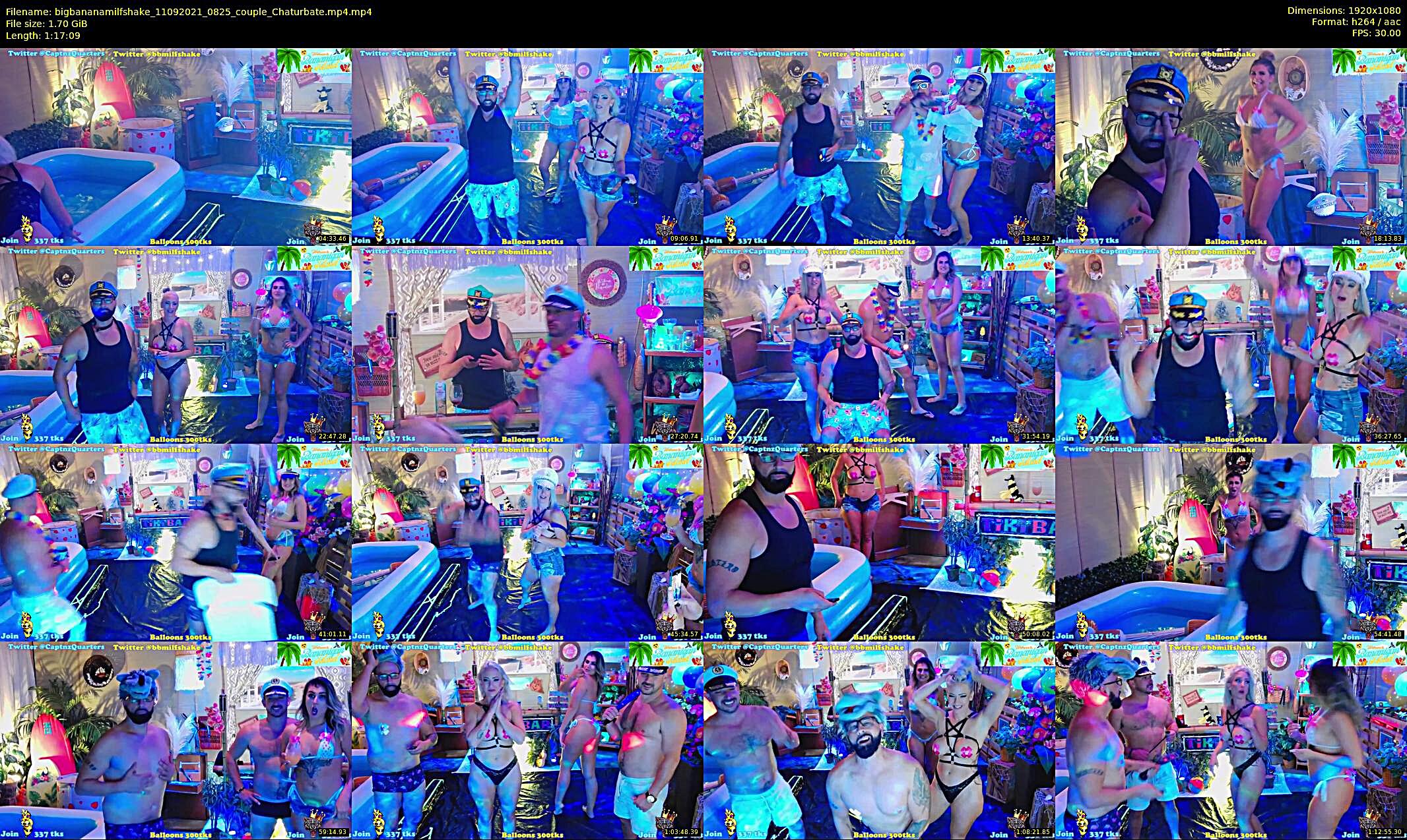 bigbananamilfshake — 78 minute Chaturbate couple cam show recording, 1080p, Sep 11, 2021