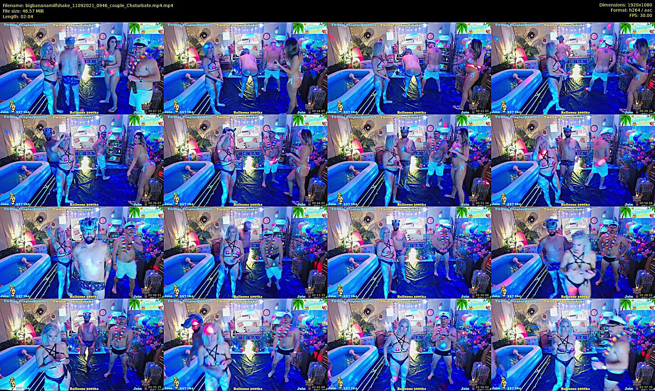 bigbananamilfshake — 3 minute Chaturbate couple cam show recording, 1080p, Sep 11, 2021