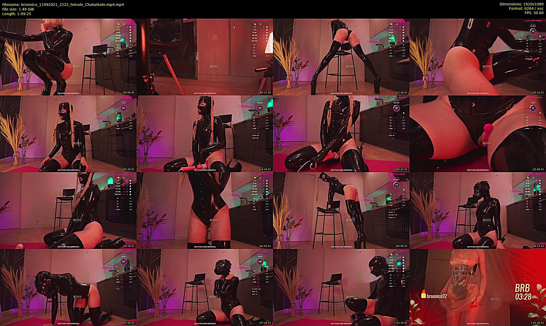 bronnica — 70 minute Chaturbate female cam show recording, 1080p, Sep 11, 2021